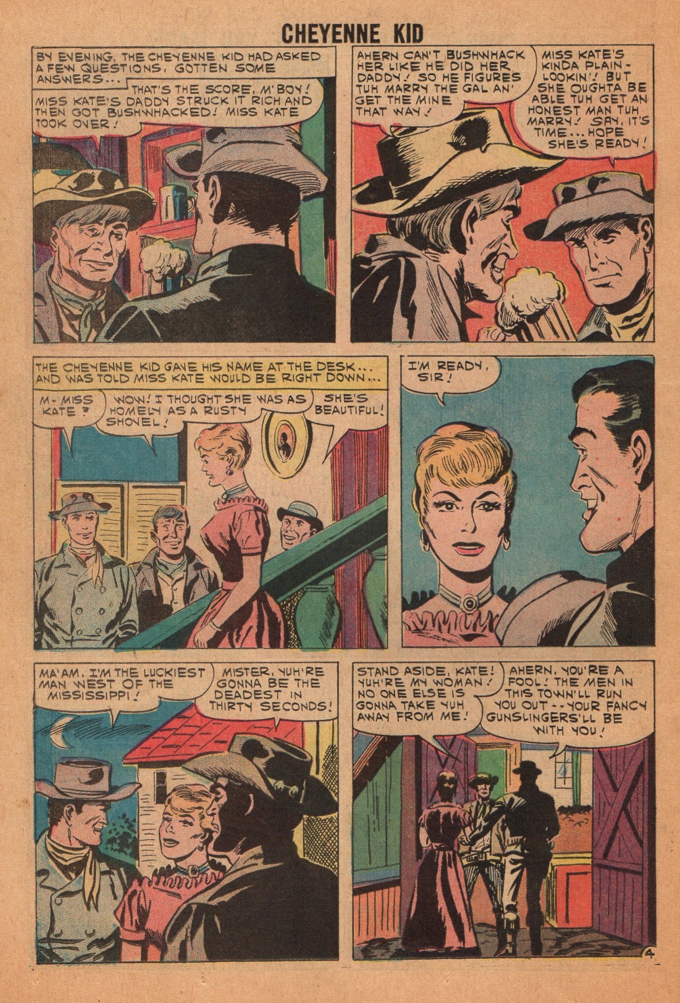 Read online Cheyenne Kid comic -  Issue #26 - 26