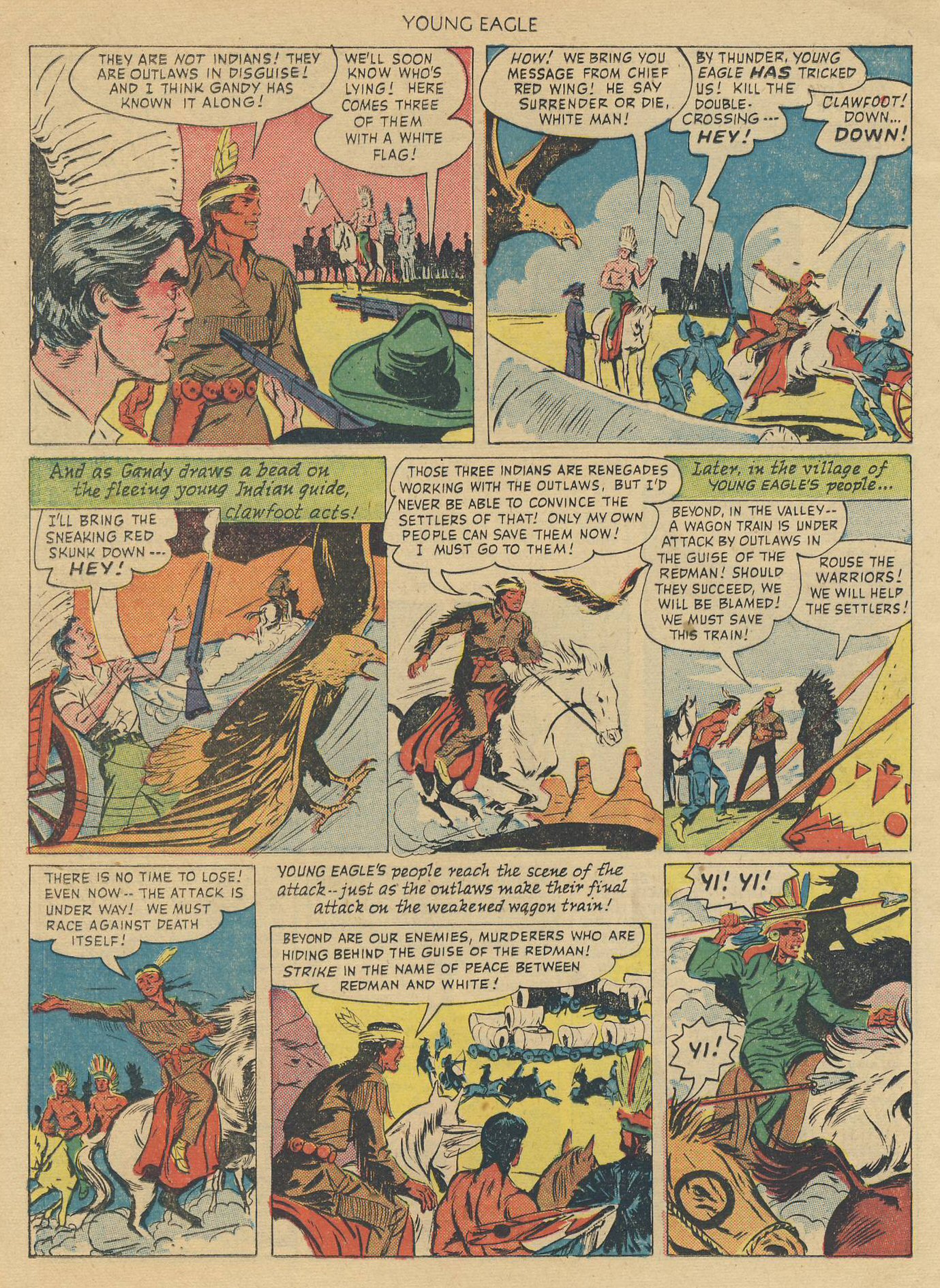 Read online Young Eagle comic -  Issue #1 - 12