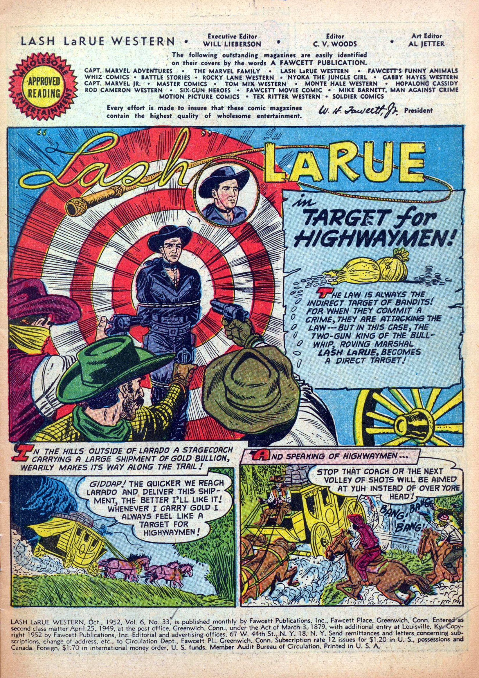 Read online Lash Larue Western (1949) comic -  Issue #33 - 3