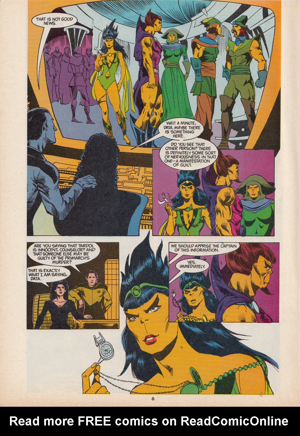 Read online Star Trek The Next Generation (1990) comic -  Issue #11 - 6