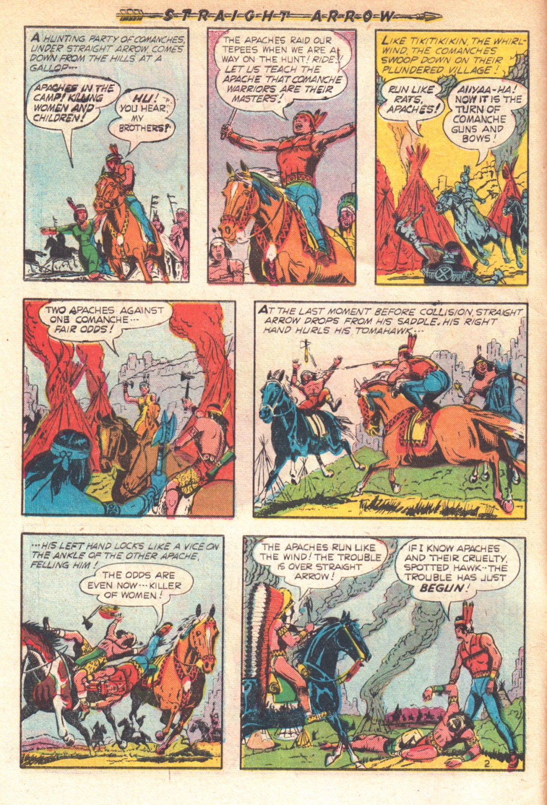 Read online Straight Arrow comic -  Issue #17 - 4