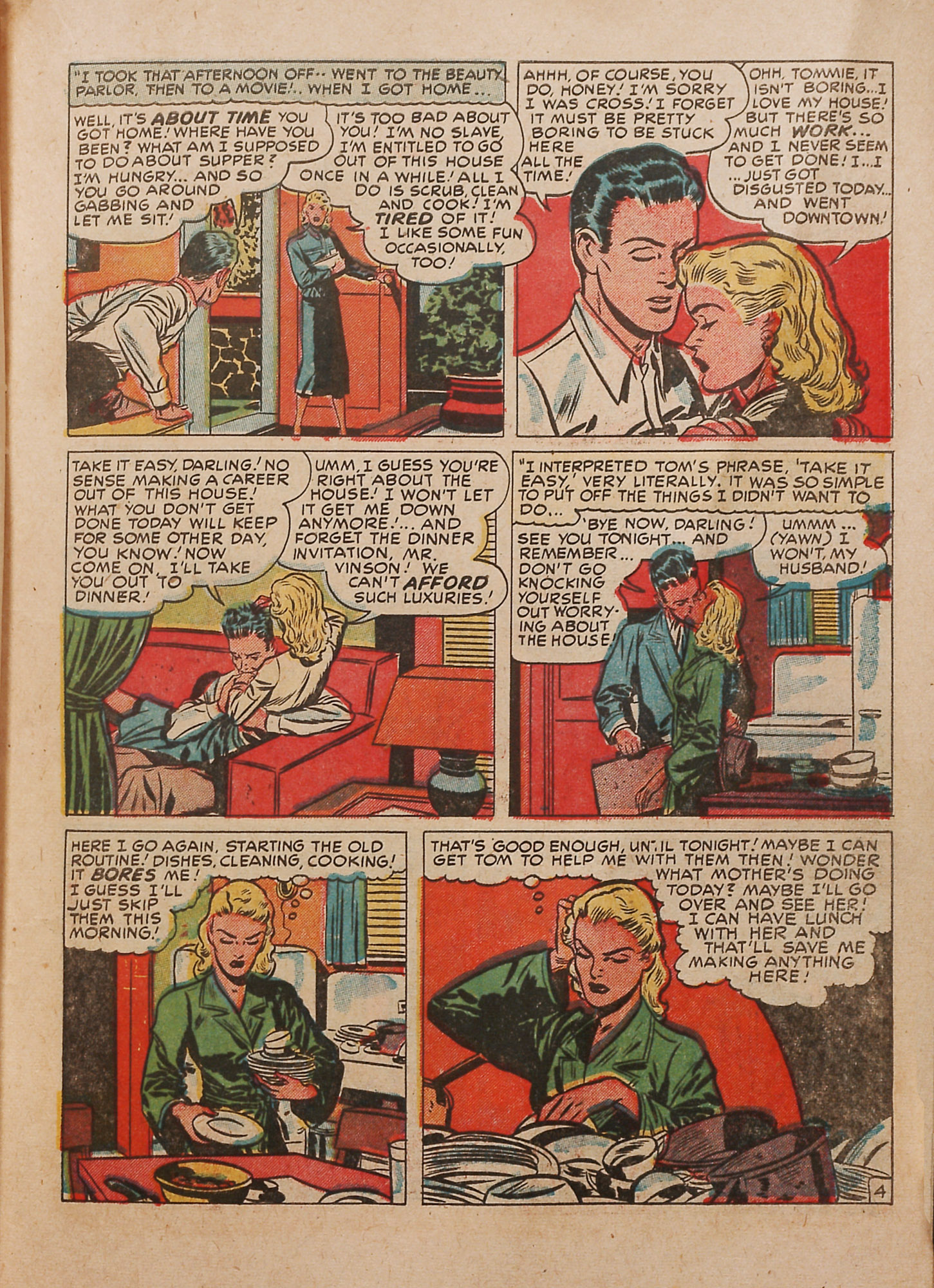 Read online Young Love (1949) comic -  Issue #2 - 19