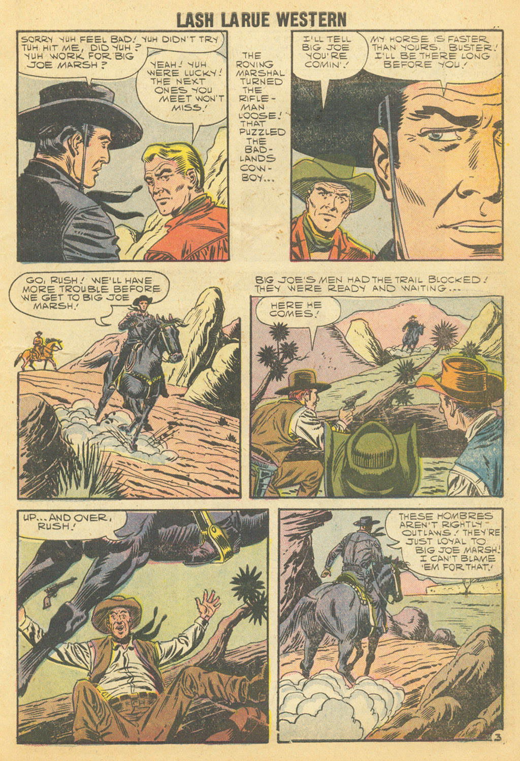 Read online Lash Larue Western (1949) comic -  Issue #68 - 12
