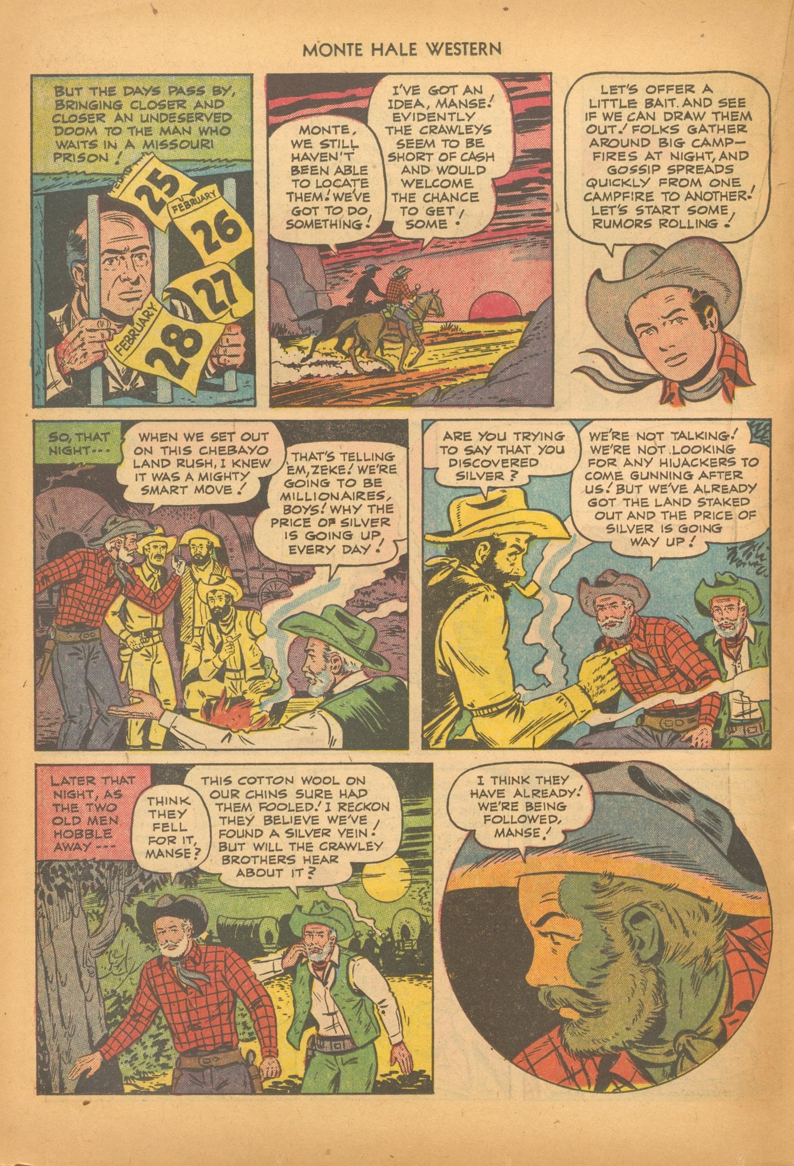 Read online Monte Hale Western comic -  Issue #74 - 18