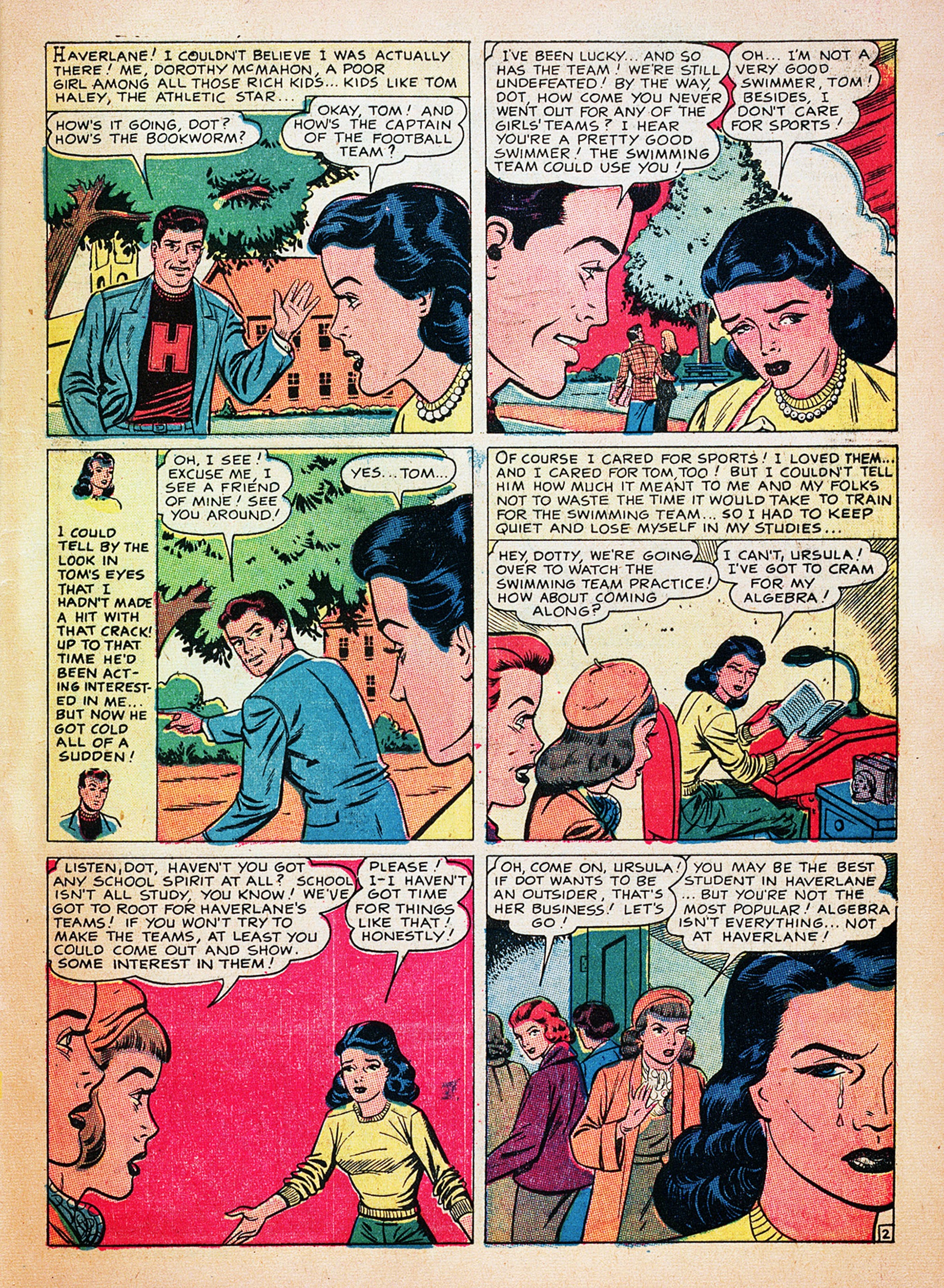Read online Girl Comics (1949) comic -  Issue #10 - 21