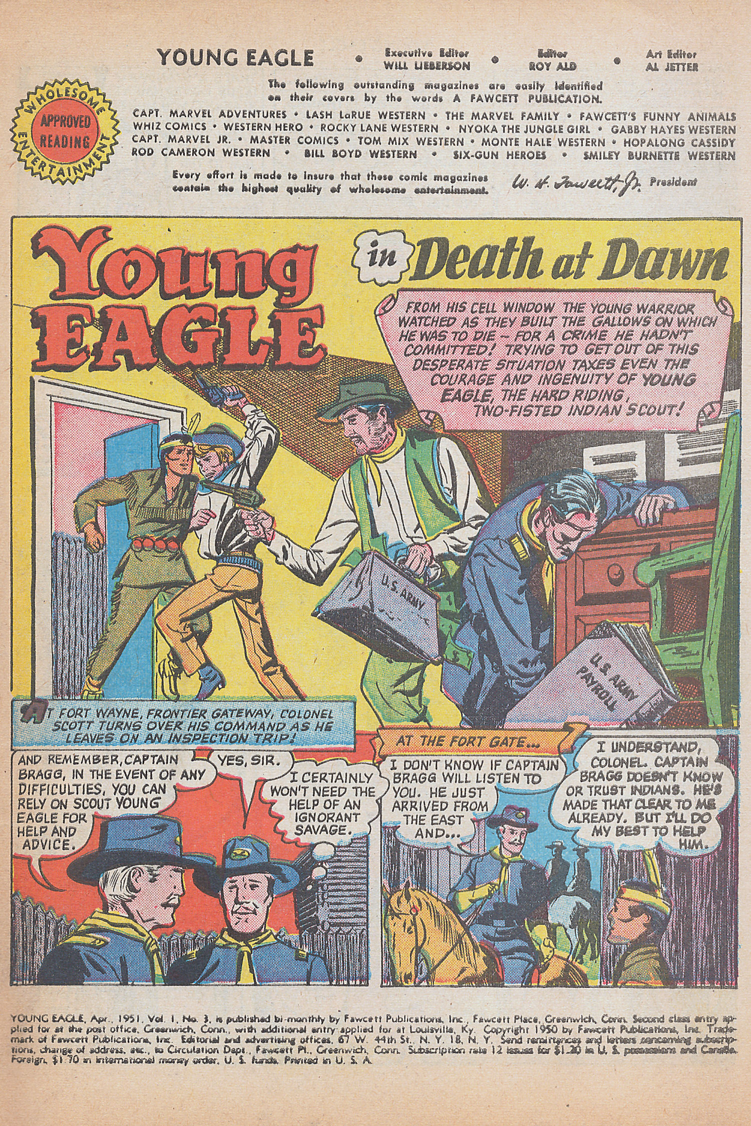 Read online Young Eagle comic -  Issue #3 - 3