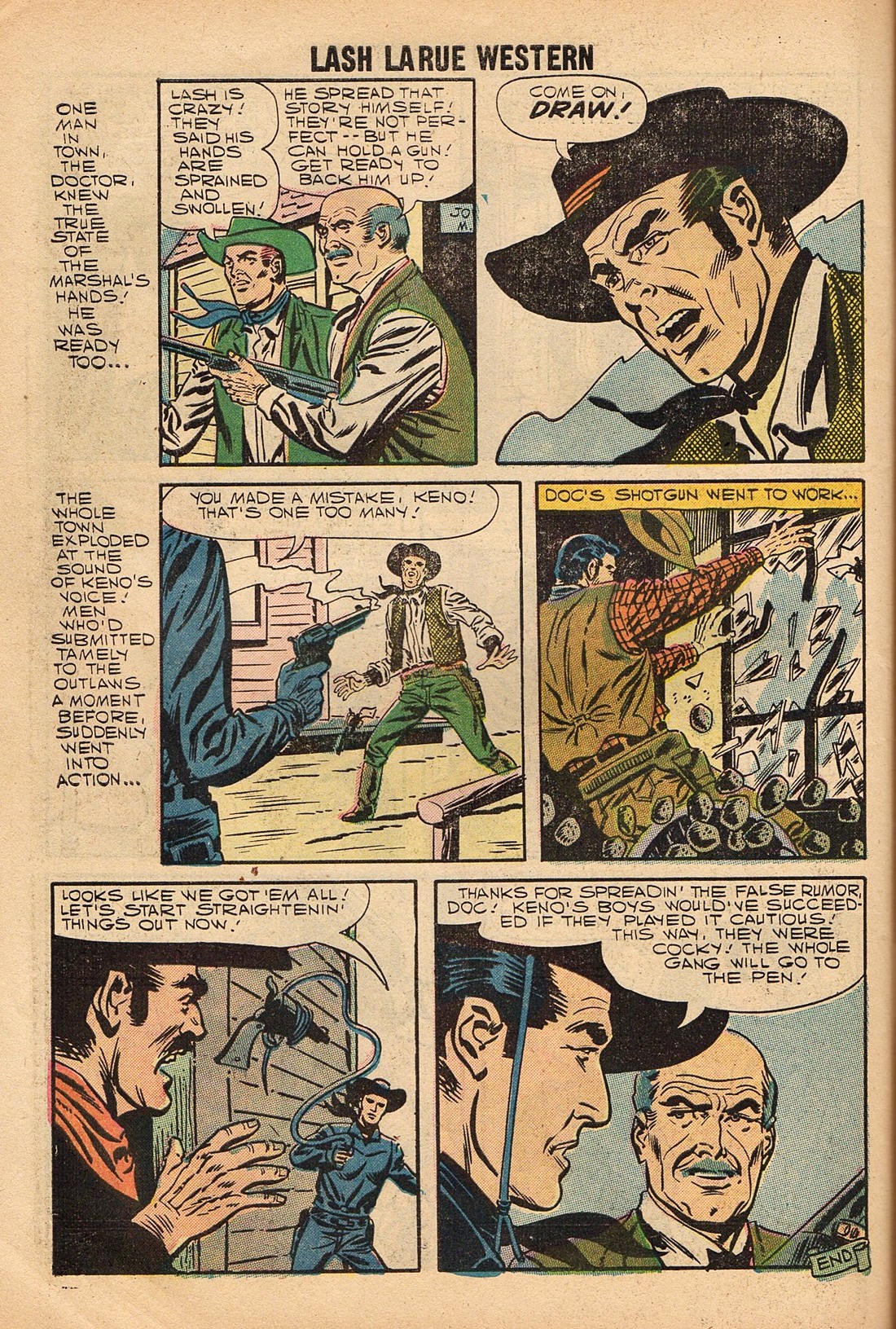 Read online Lash Larue Western (1949) comic -  Issue #67 - 58
