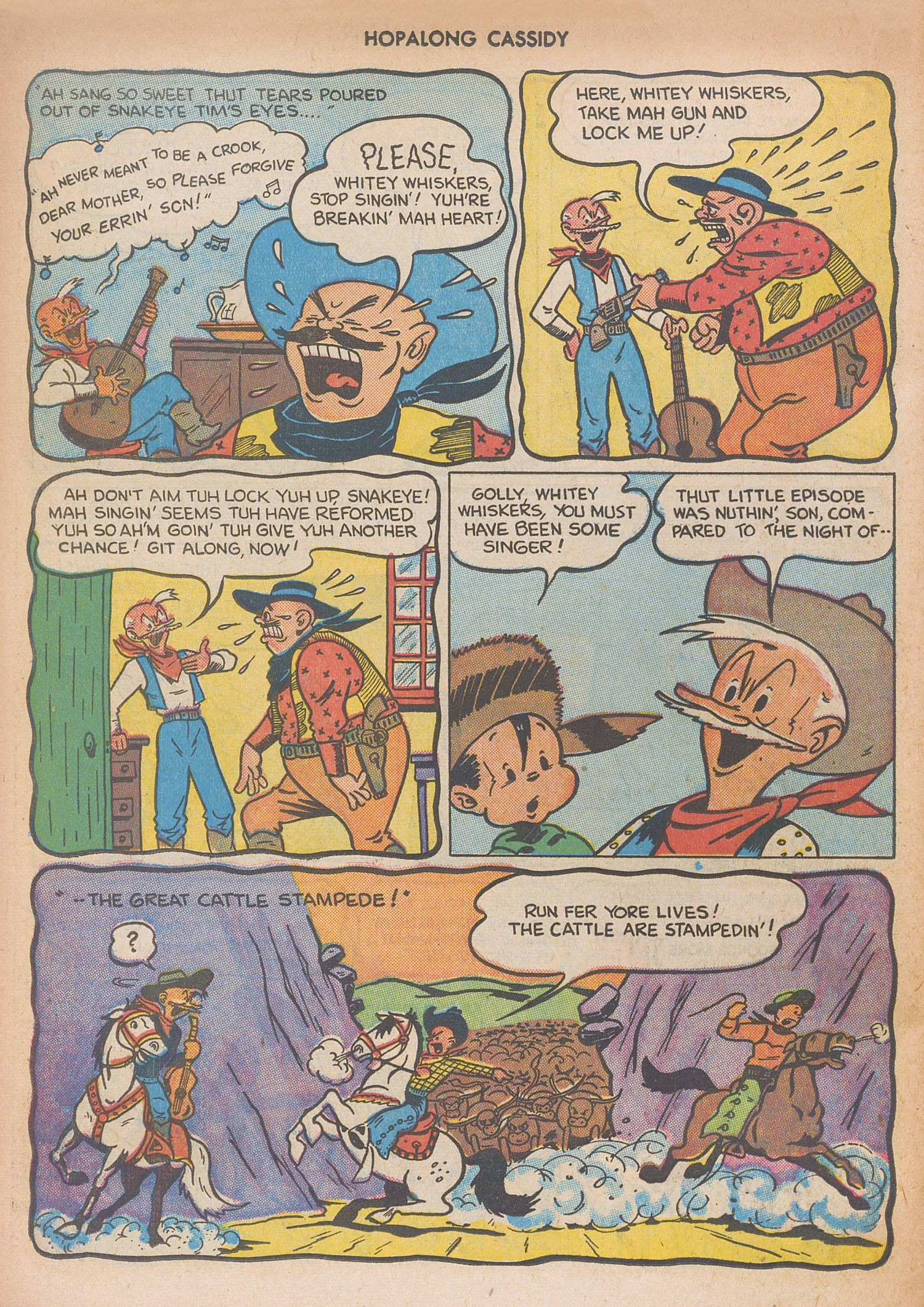 Read online Hopalong Cassidy comic -  Issue #8 - 36