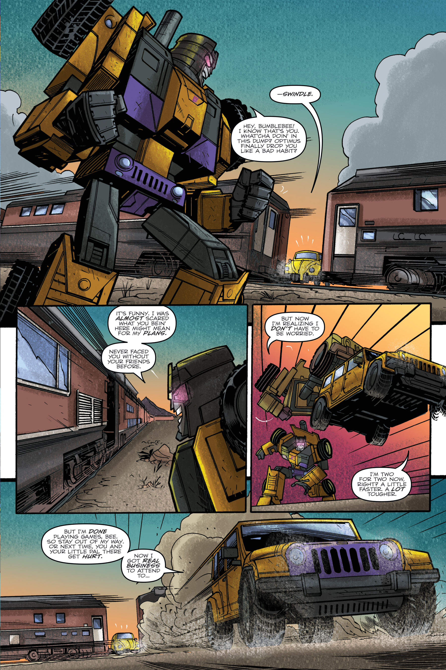 Read online Transformers: Bumblebee - Win If You Dare comic -  Issue # TPB - 39