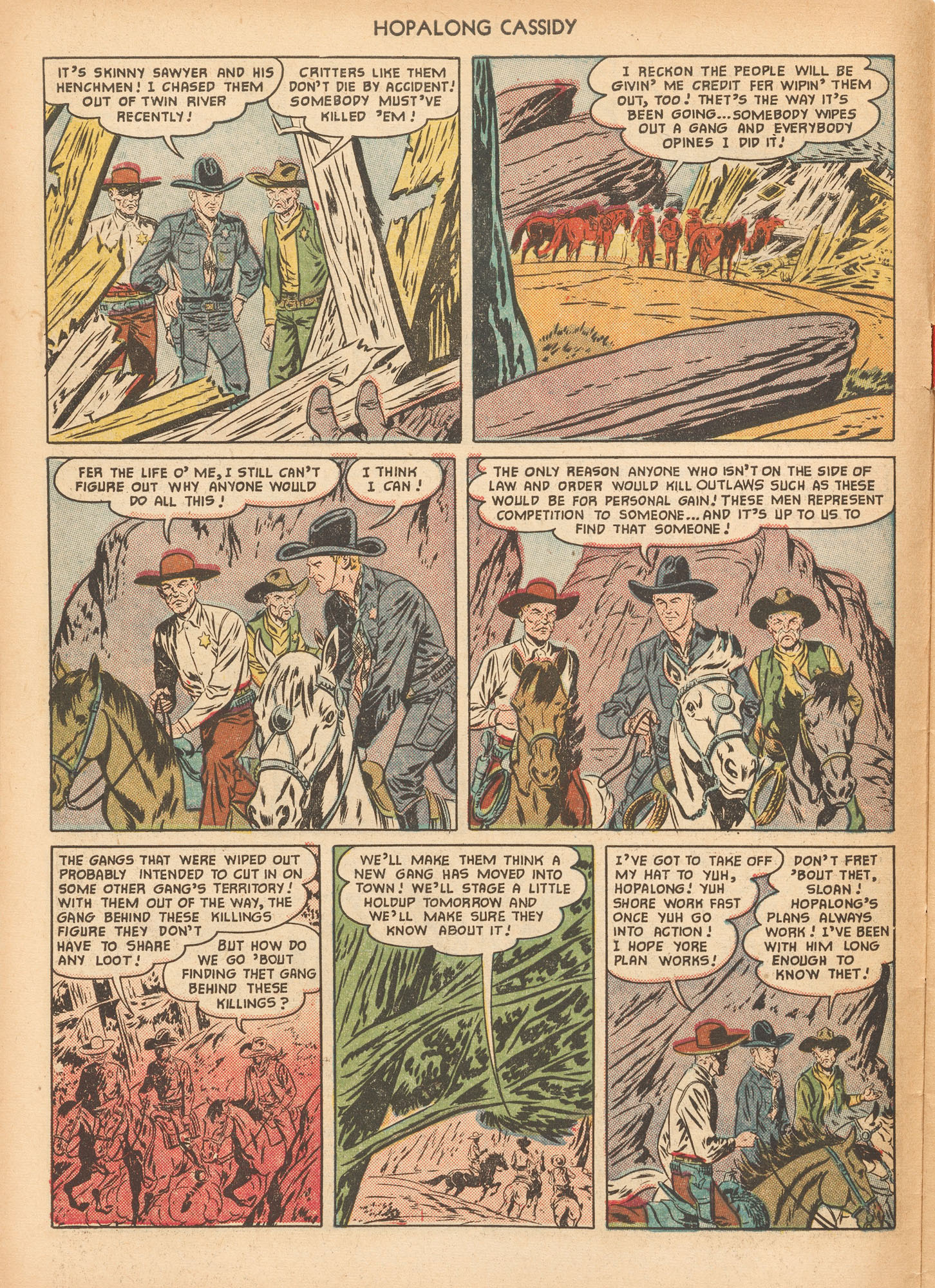 Read online Hopalong Cassidy comic -  Issue #57 - 6