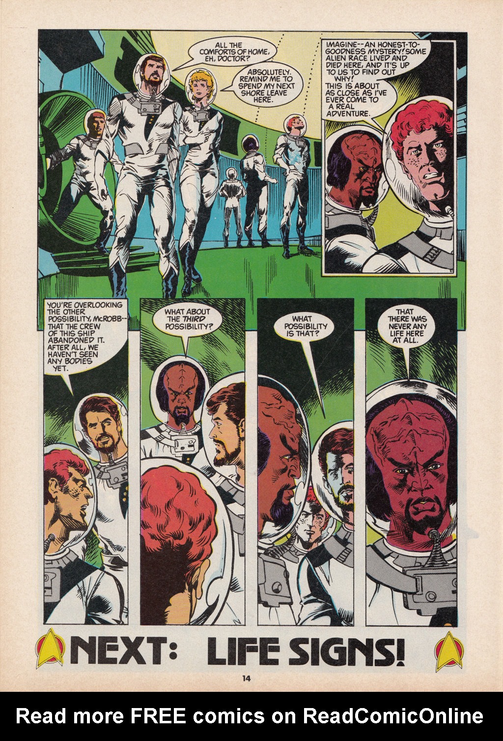 Read online Star Trek The Next Generation (1990) comic -  Issue #12 - 14