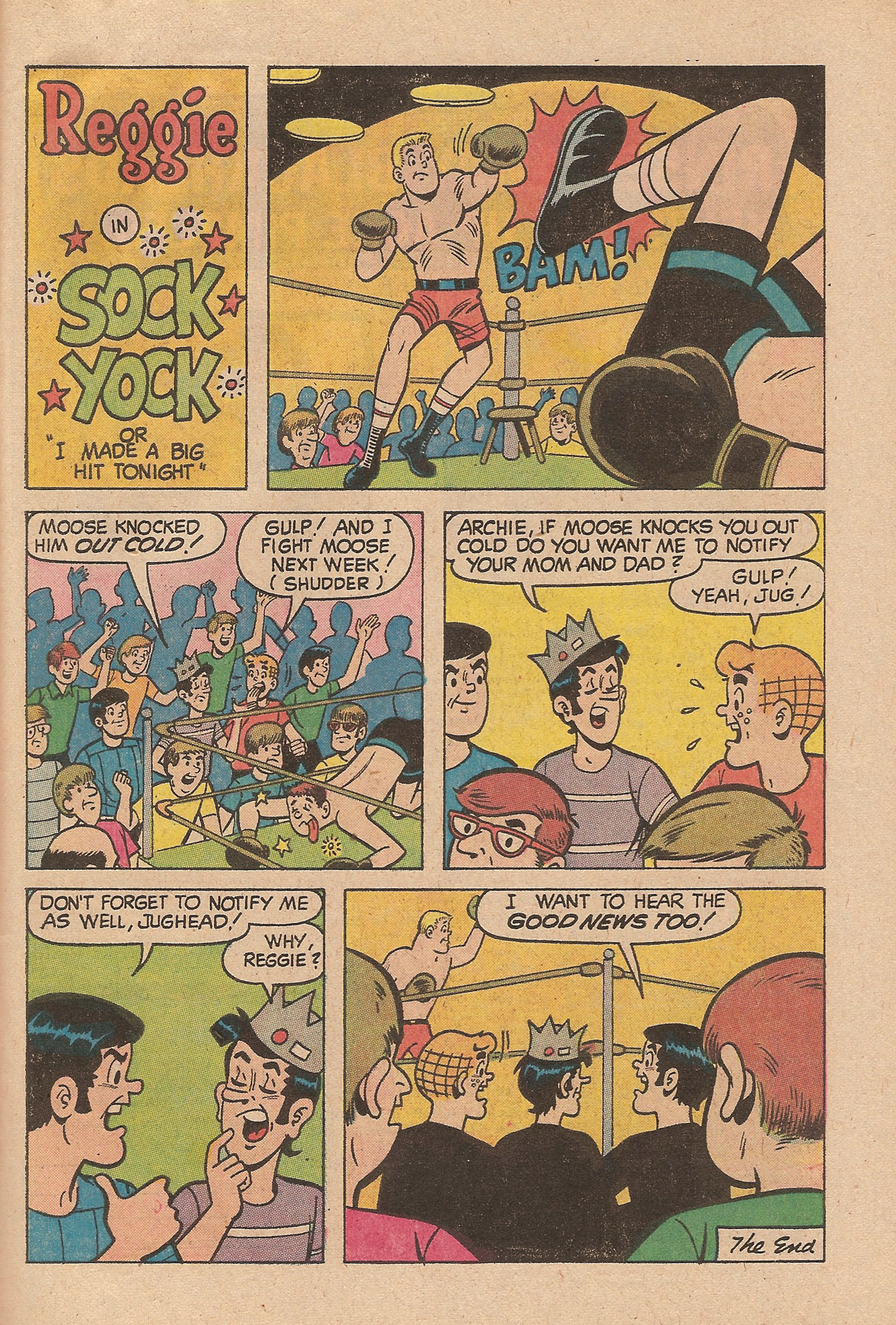 Read online Reggie's Wise Guy Jokes comic -  Issue #25 - 43