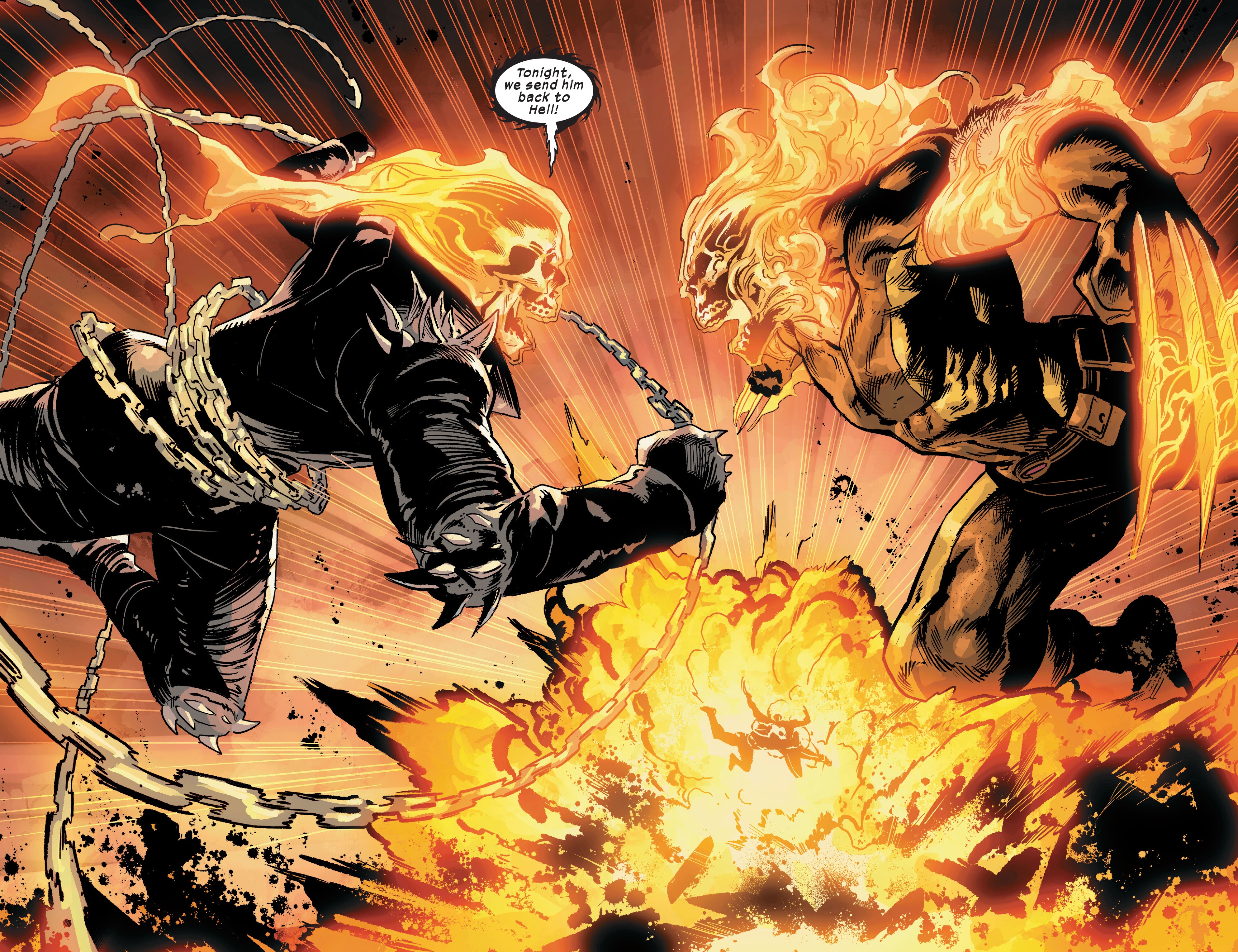 Read online Ghost Rider/Wolverine: Weapons of Vengeance comic -  Issue # TPB - 100