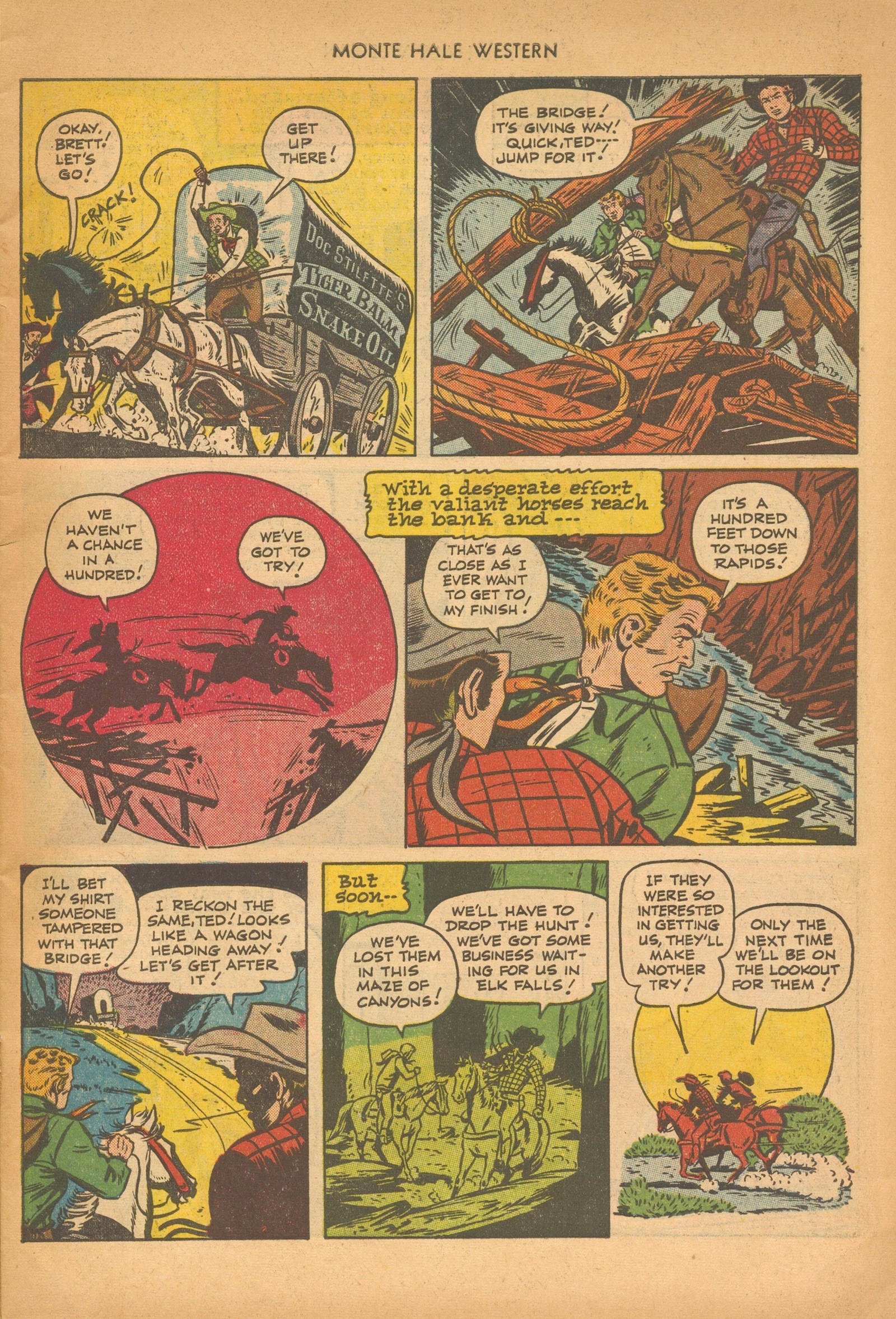 Read online Monte Hale Western comic -  Issue #76 - 7