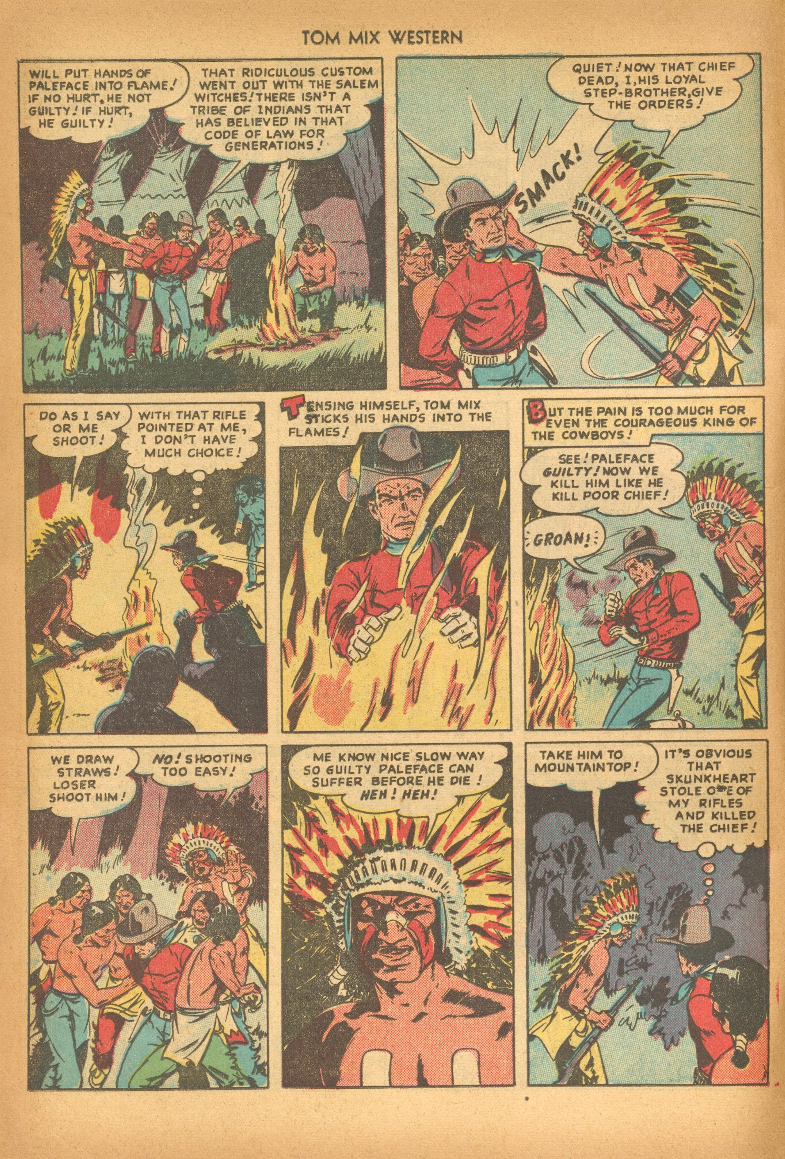 Read online Tom Mix Western (1948) comic -  Issue #18 - 14