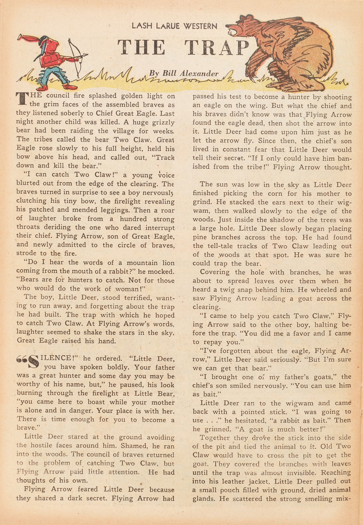 Read online Lash Larue Western (1949) comic -  Issue #16 - 26