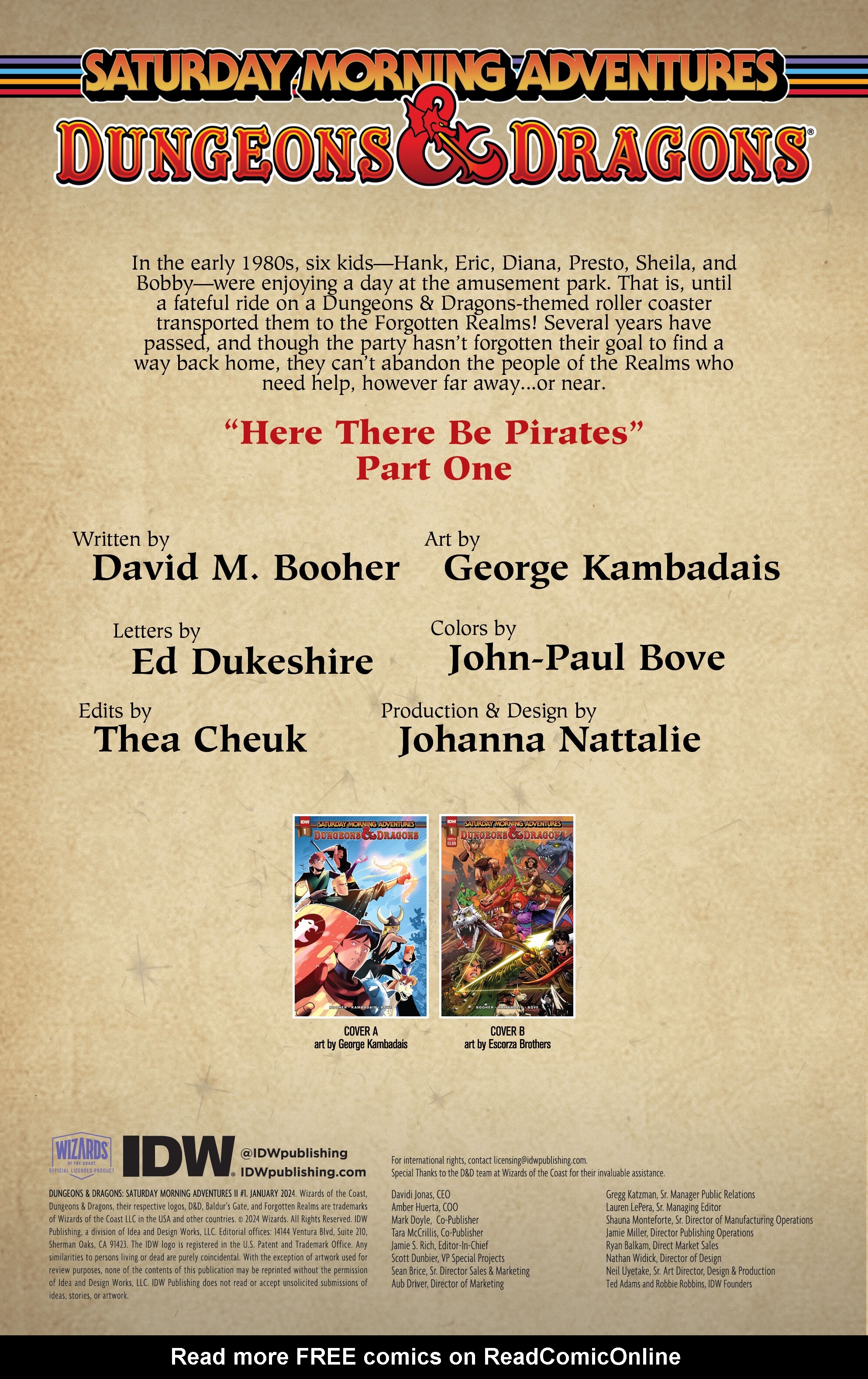 Read online Dungeons & Dragons: Saturday Morning Adventures (2024) comic -  Issue #1 - 2