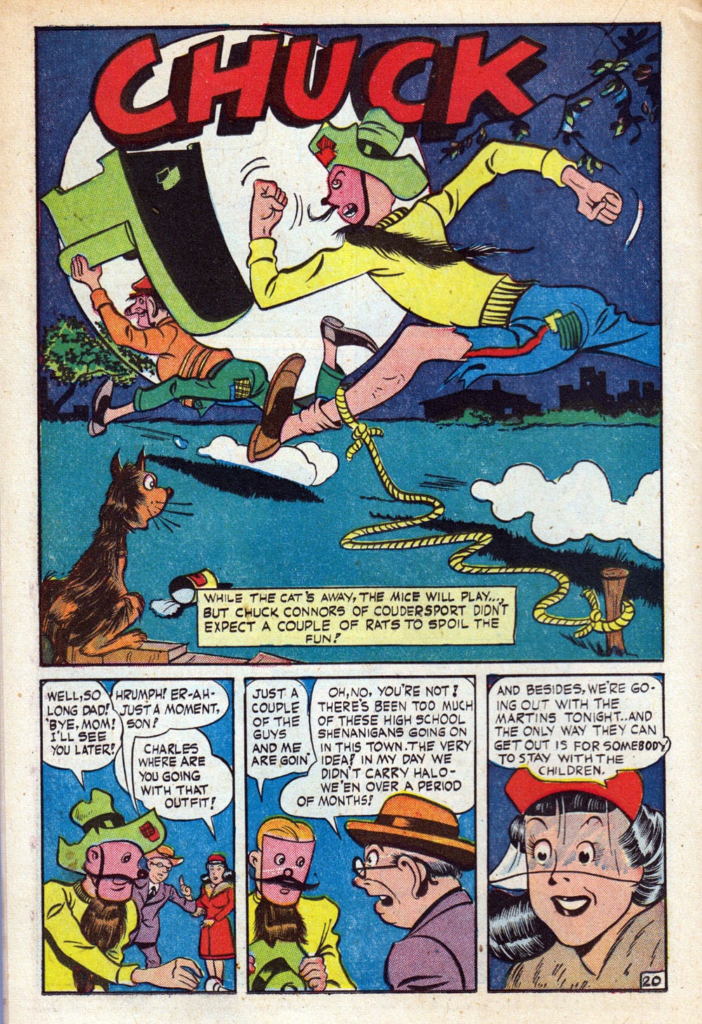 Read online Super-Mystery Comics comic -  Issue #23 - 22