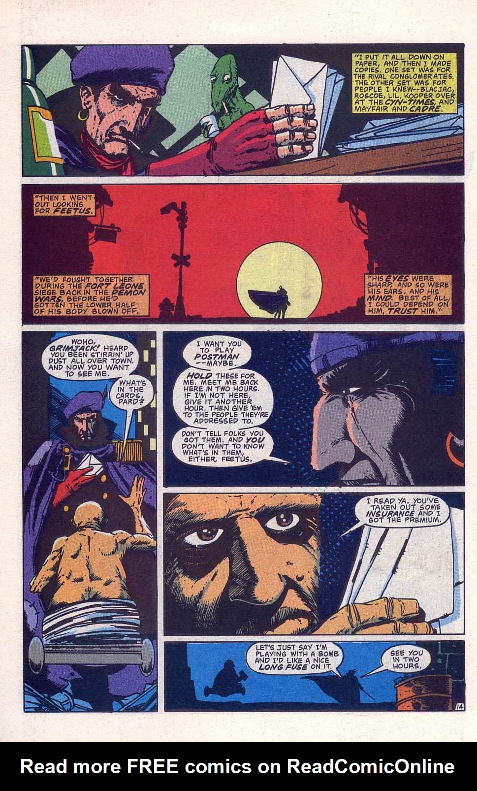Read online Grimjack comic -  Issue #17 - 15