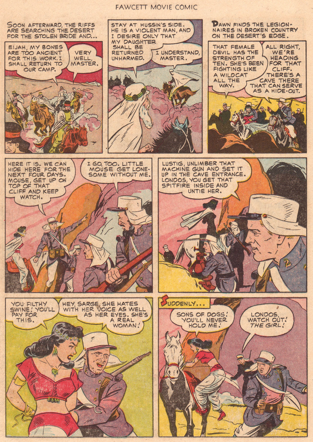 Read online Fawcett Movie Comic comic -  Issue #16 - 19