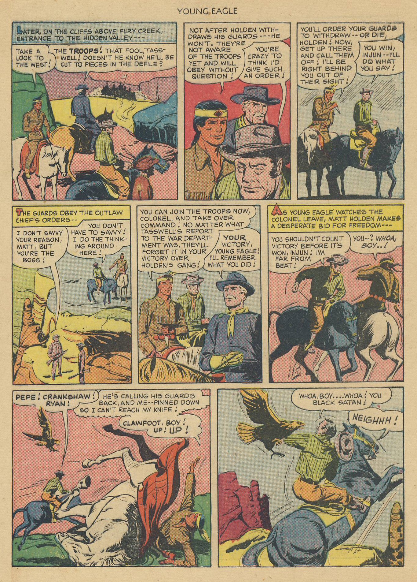 Read online Young Eagle comic -  Issue #1 - 33