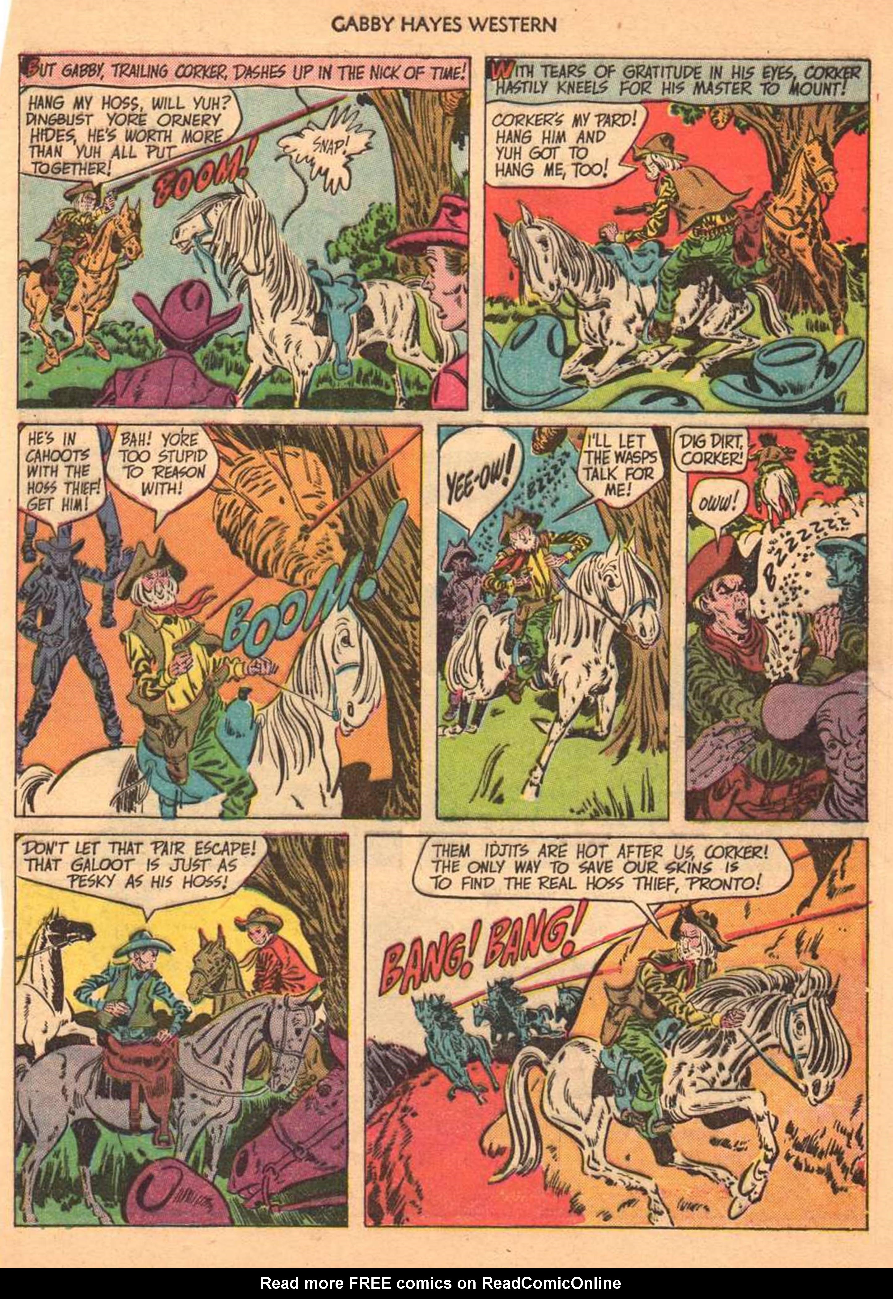 Read online Gabby Hayes Western comic -  Issue #24 - 9