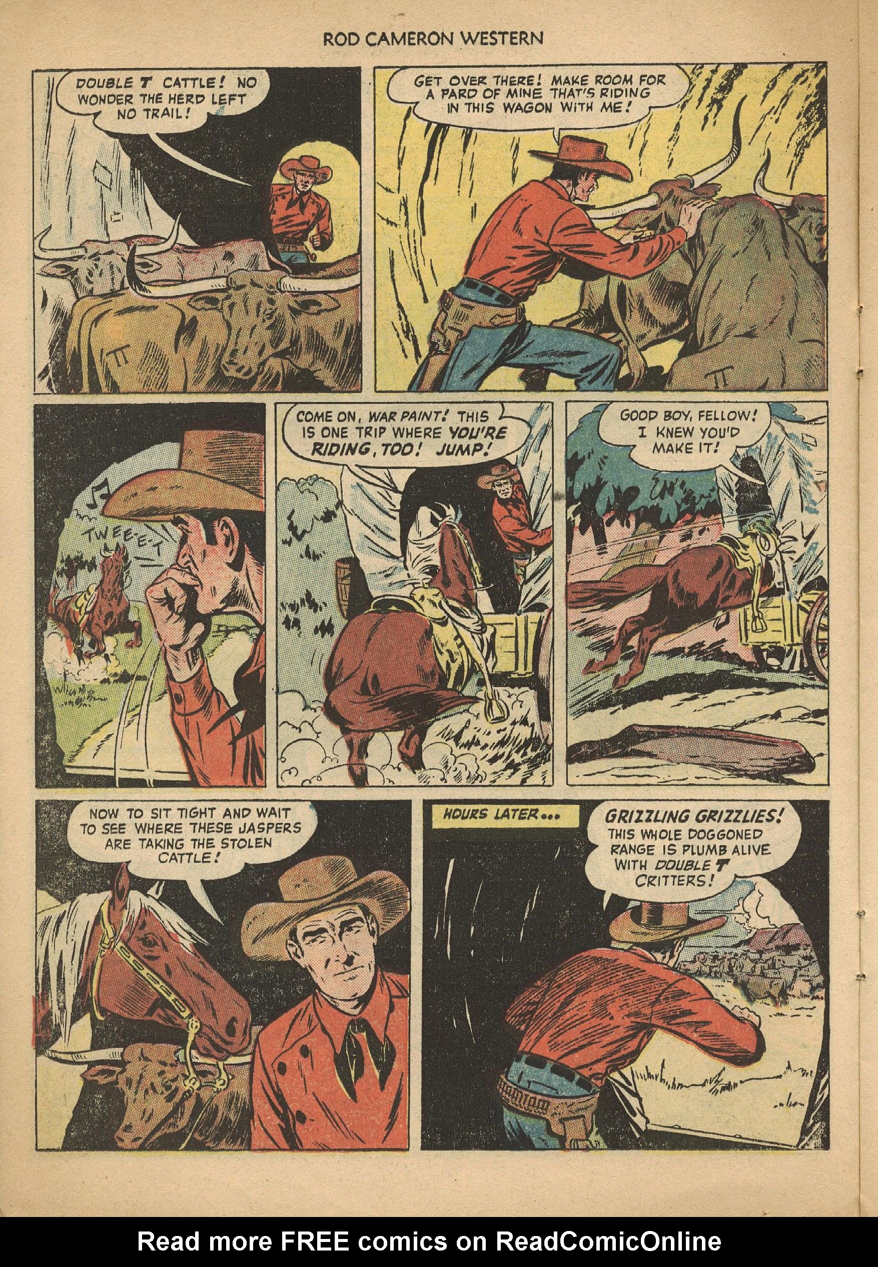 Read online Rod Cameron Western comic -  Issue #1 - 14