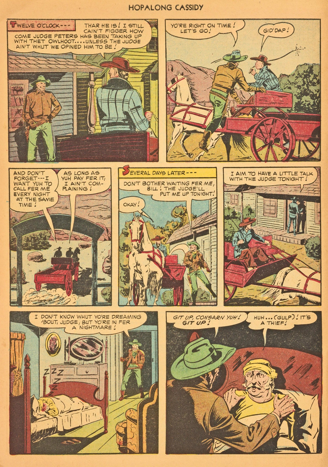 Read online Hopalong Cassidy comic -  Issue #50 - 22