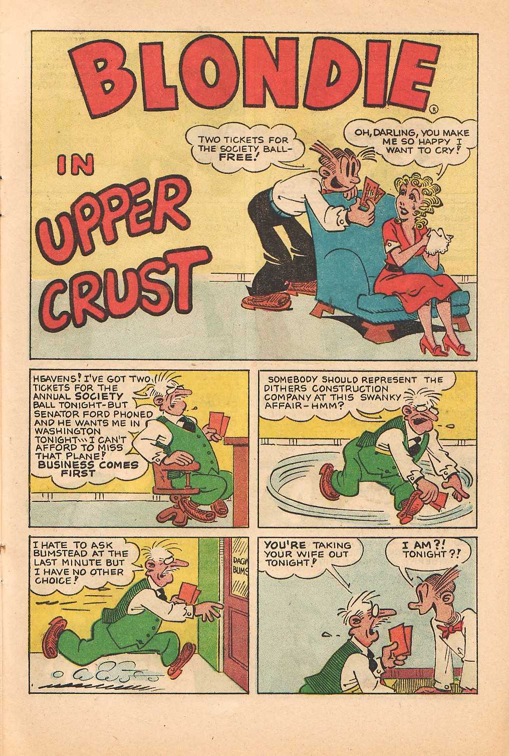 Read online Blondie Comics (1960) comic -  Issue #143 - 5