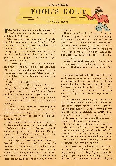 Read online Ken Maynard Western comic -  Issue #1 - 13