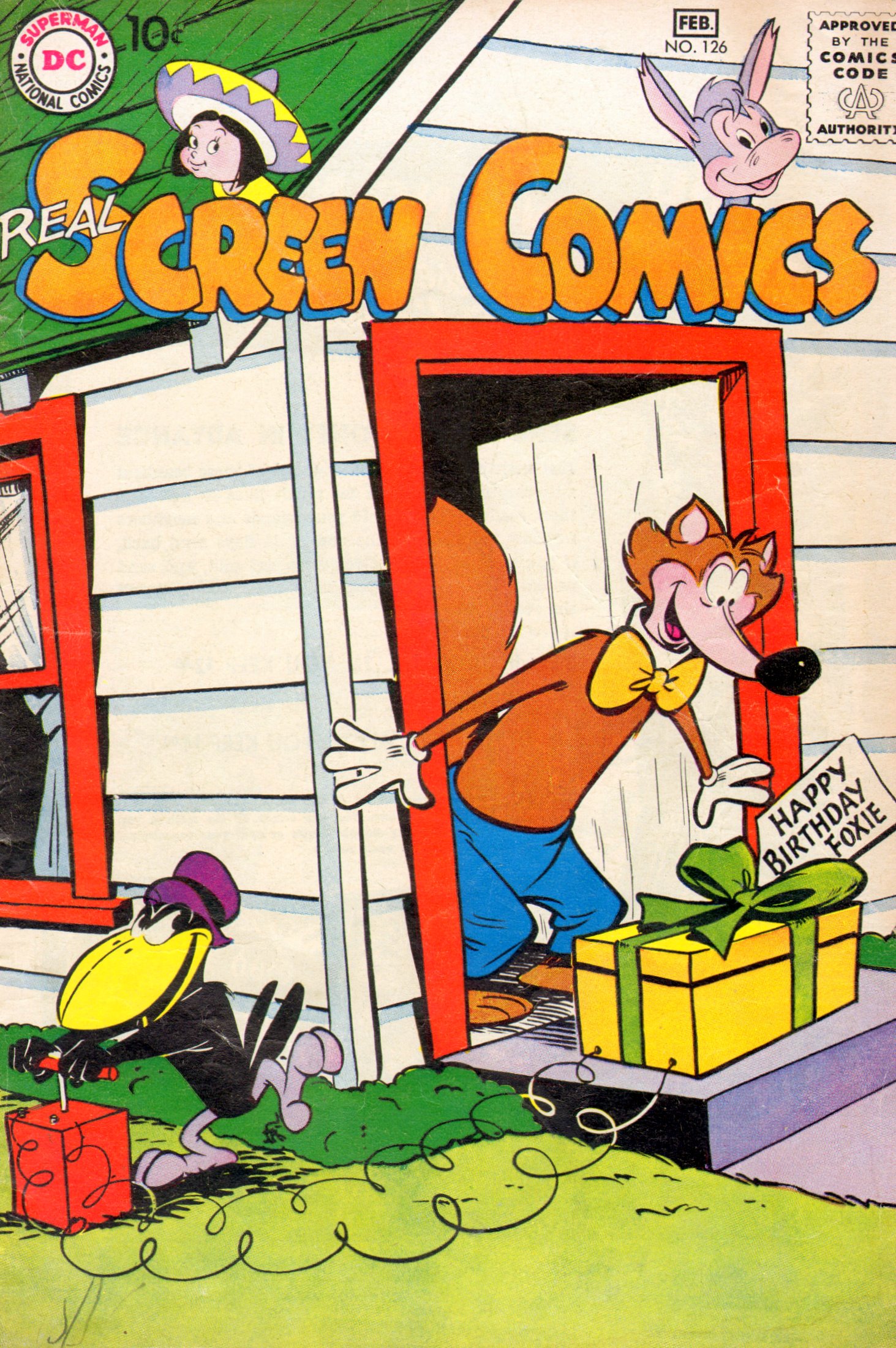 Read online Real Screen Comics comic -  Issue #126 - 1