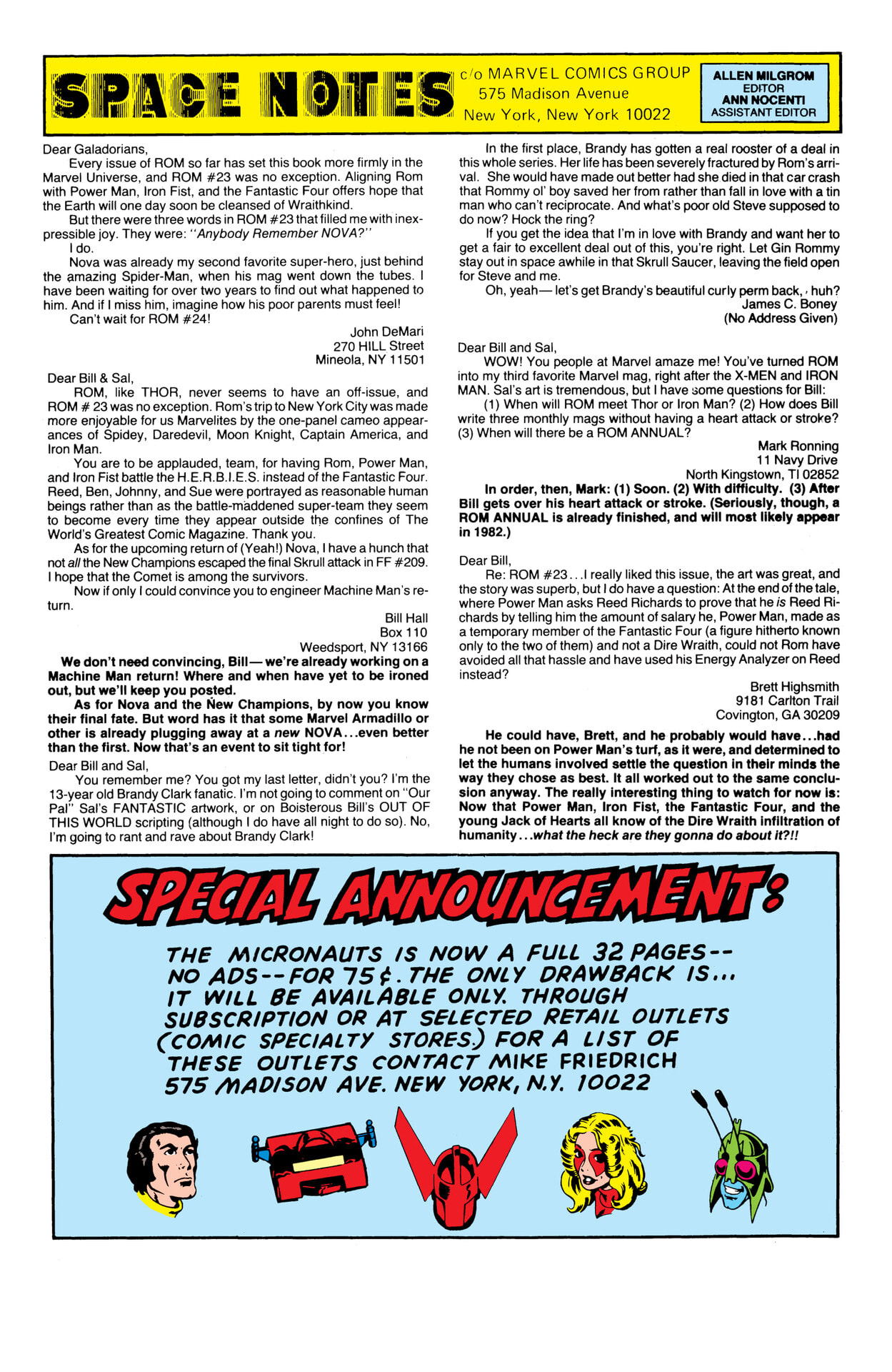Read online Rom: The Original Marvel Years Omnibus comic -  Issue # TPB (Part 7) - 59