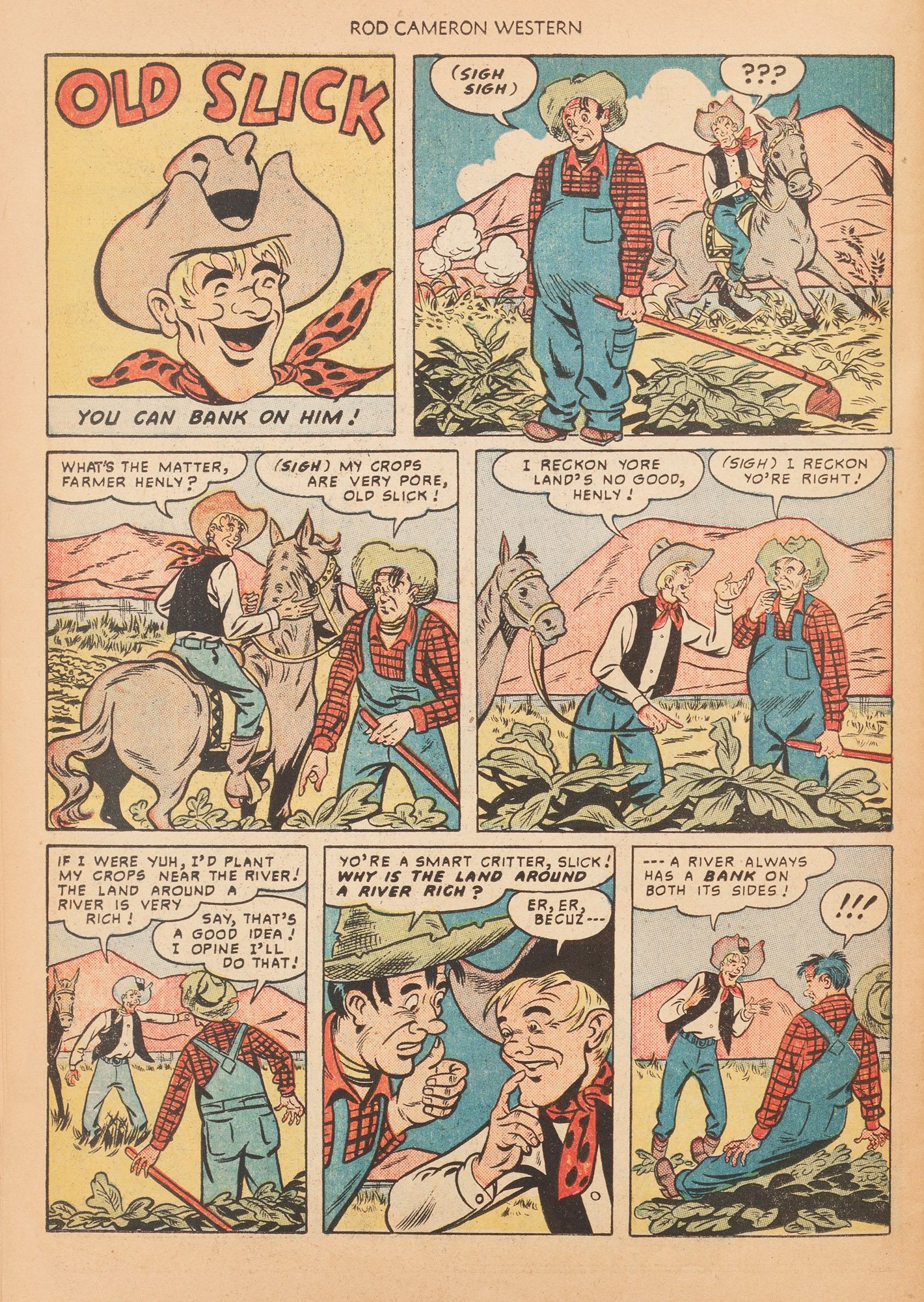 Read online Rod Cameron Western comic -  Issue #5 - 26