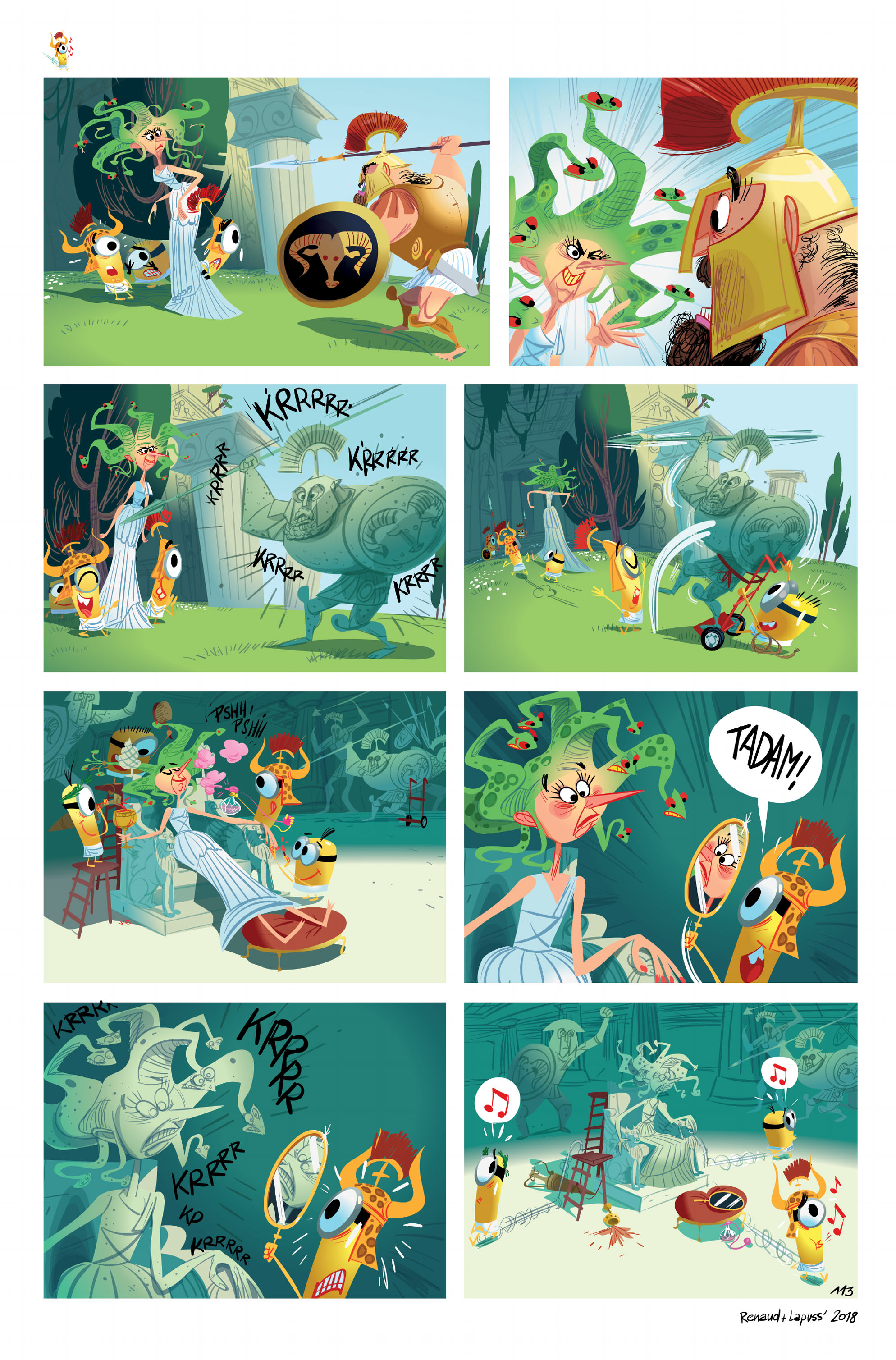Read online Minions Viva Le Boss! comic -  Issue #1 - 11