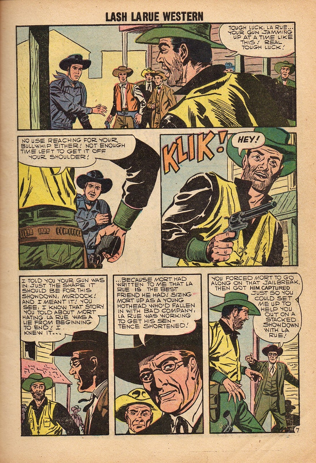 Read online Lash Larue Western (1949) comic -  Issue #67 - 9