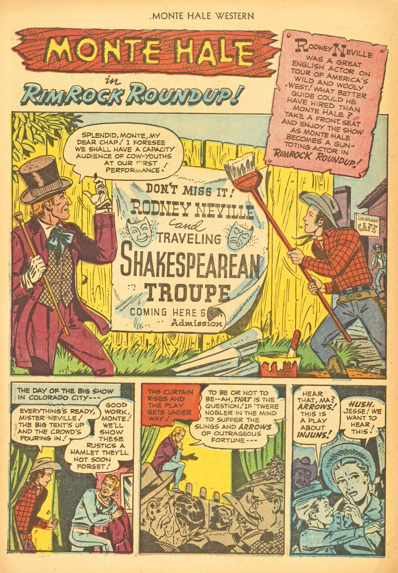 Read online Monte Hale Western comic -  Issue #66 - 14