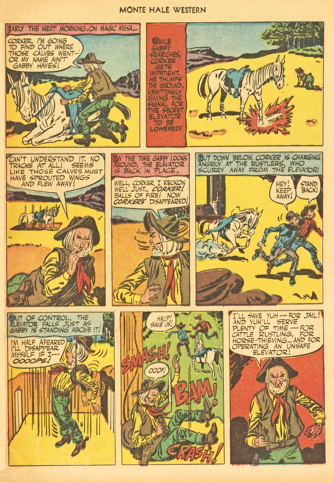 Read online Monte Hale Western comic -  Issue #66 - 25