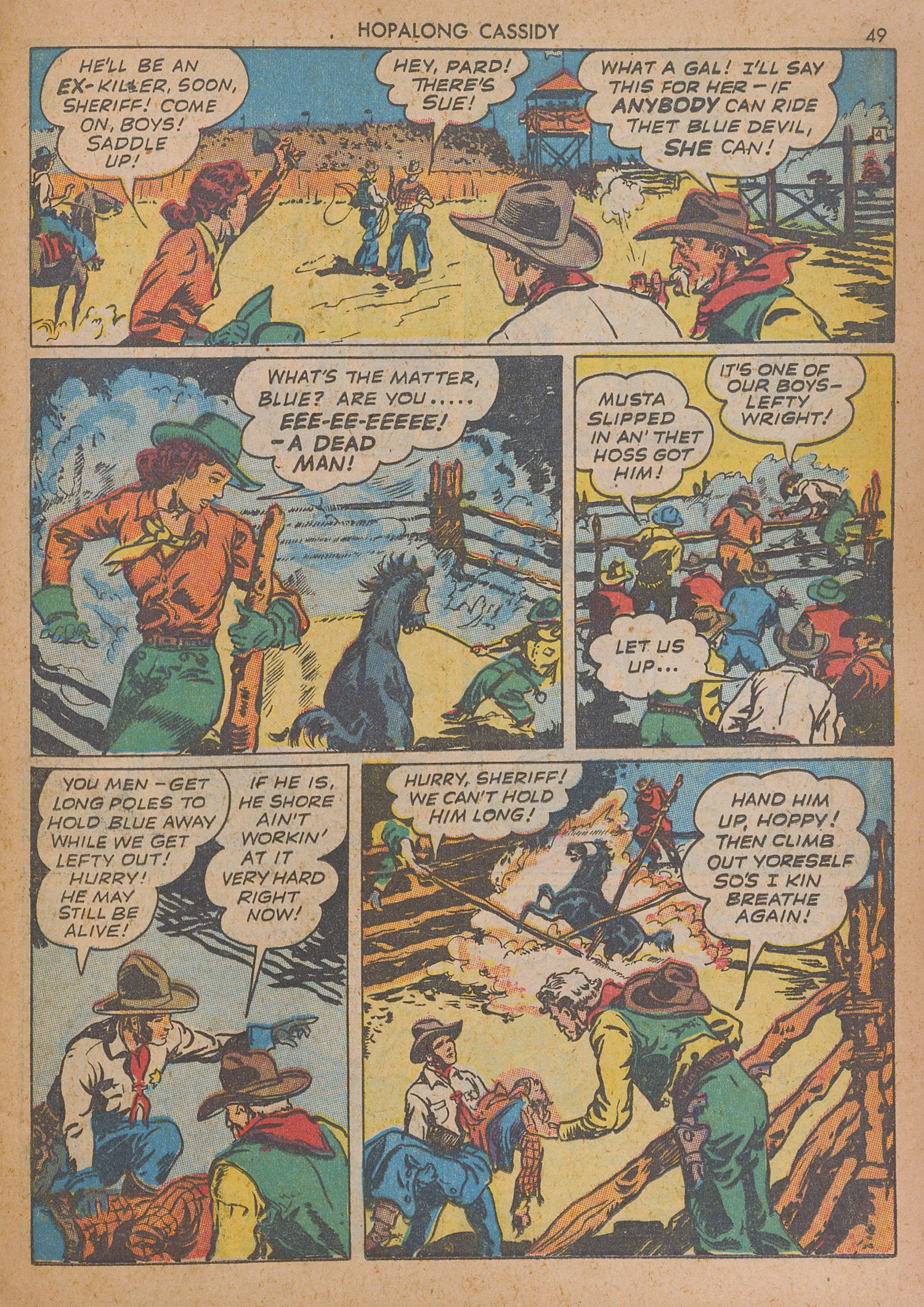 Read online Hopalong Cassidy comic -  Issue #1 - 48