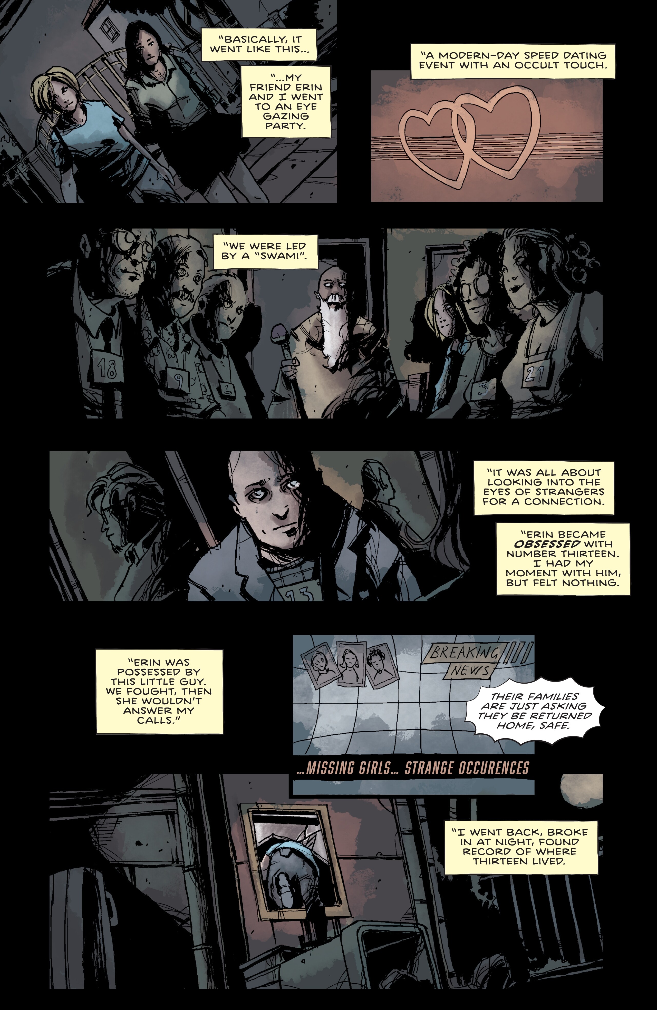 Read online The Case of the Bleeding Wall comic -  Issue #1 - 13