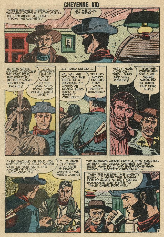 Read online Cheyenne Kid comic -  Issue #8 - 22