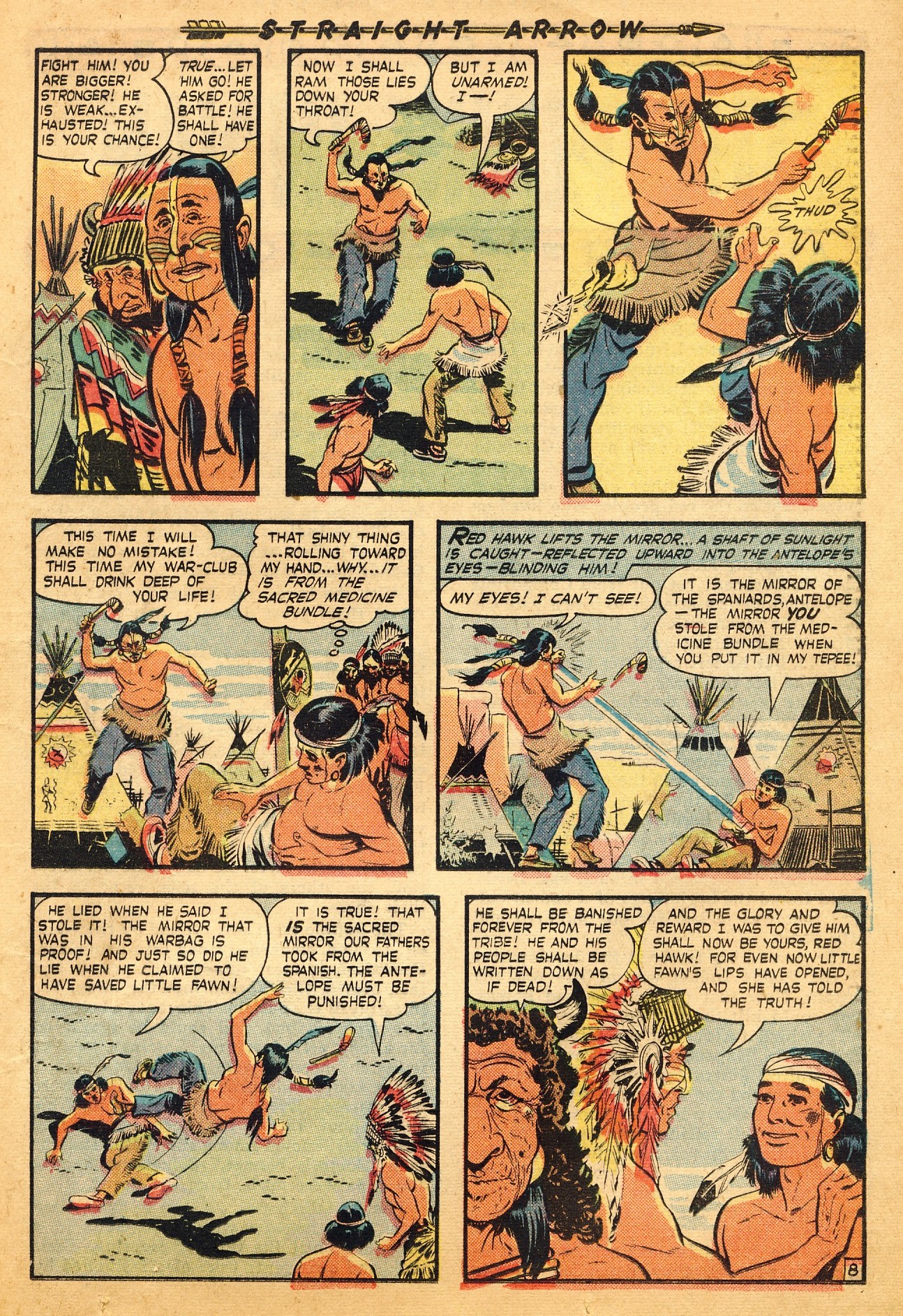 Read online Straight Arrow comic -  Issue #4 - 25