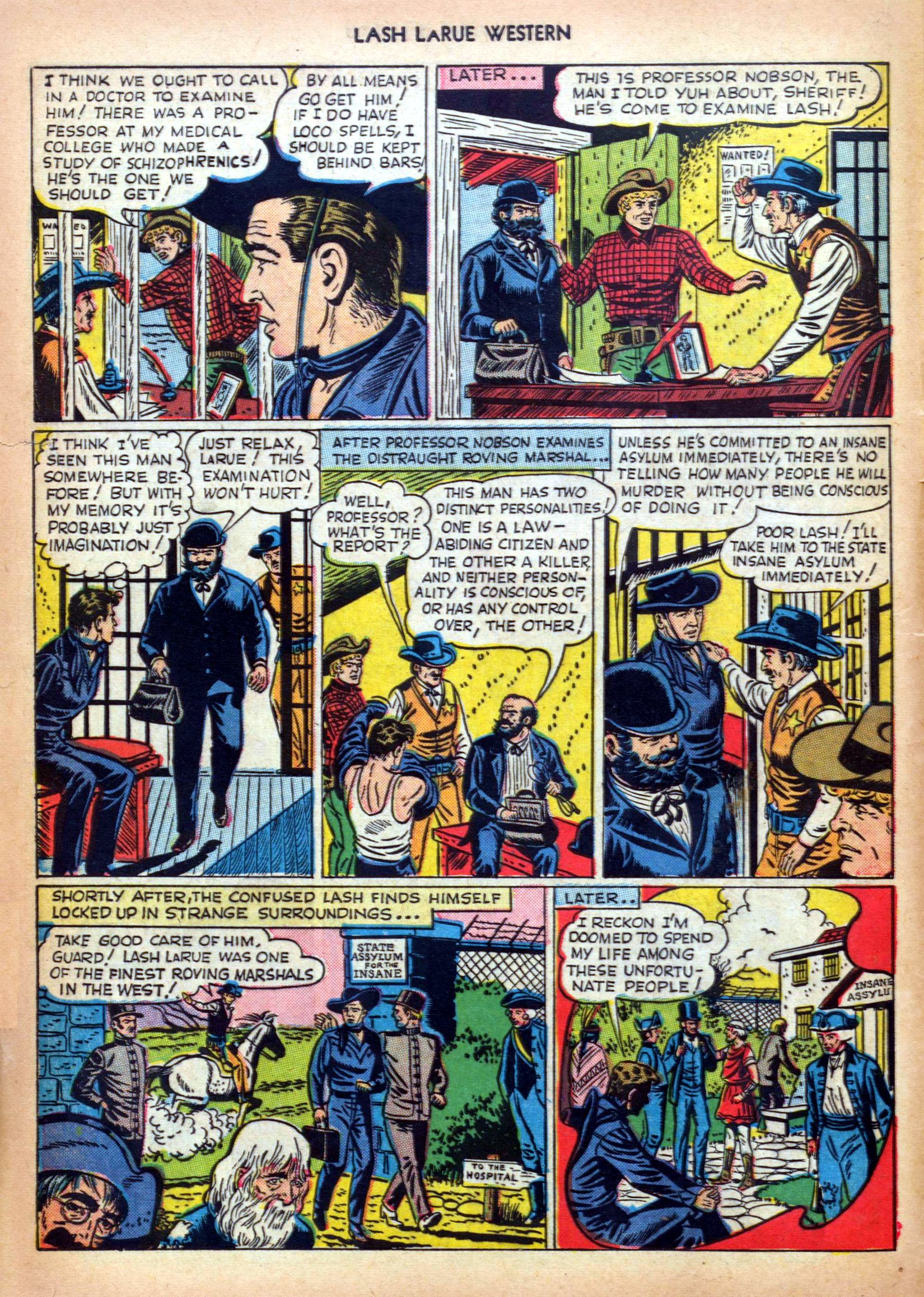 Read online Lash Larue Western (1949) comic -  Issue #5 - 8
