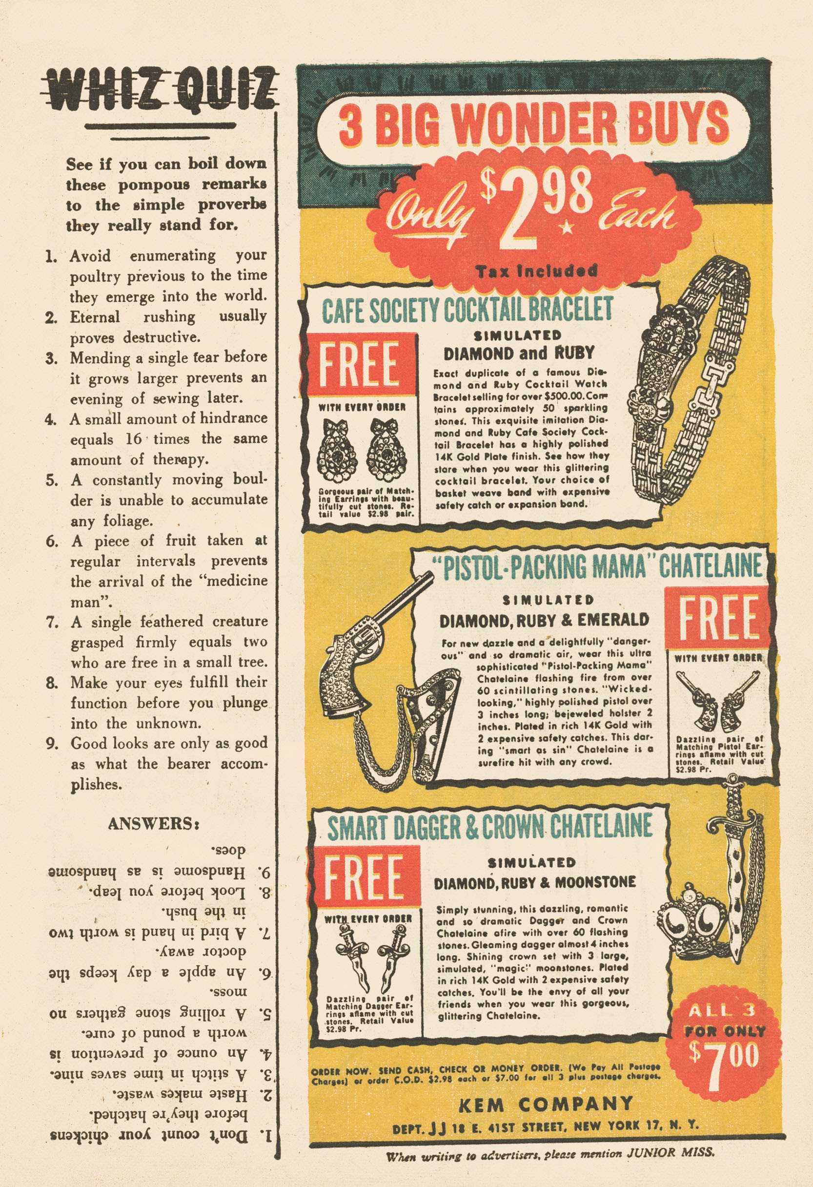 Read online Junior Miss (1947) comic -  Issue #29 - 5