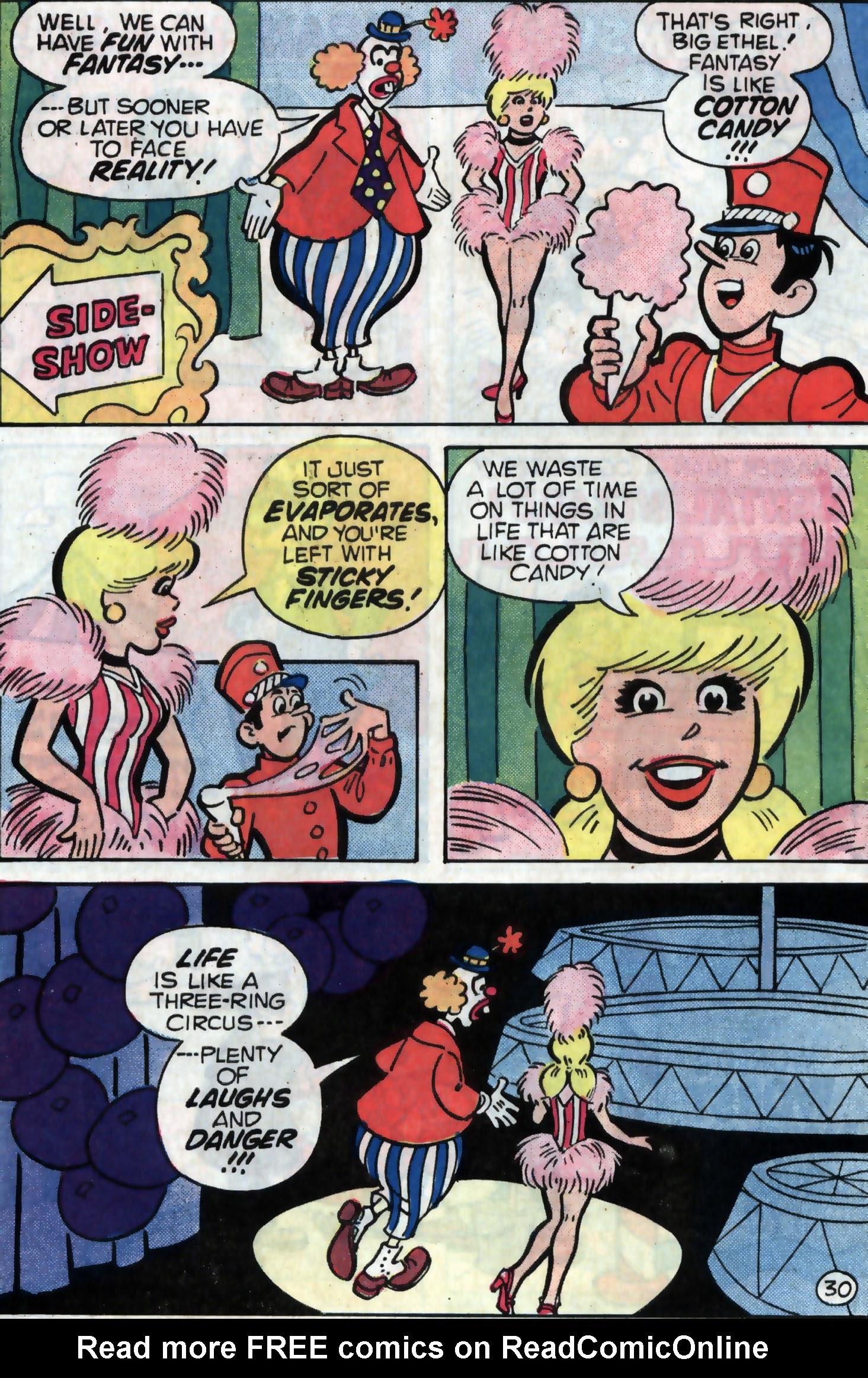 Read online Archie's Circus comic -  Issue # Full - 29