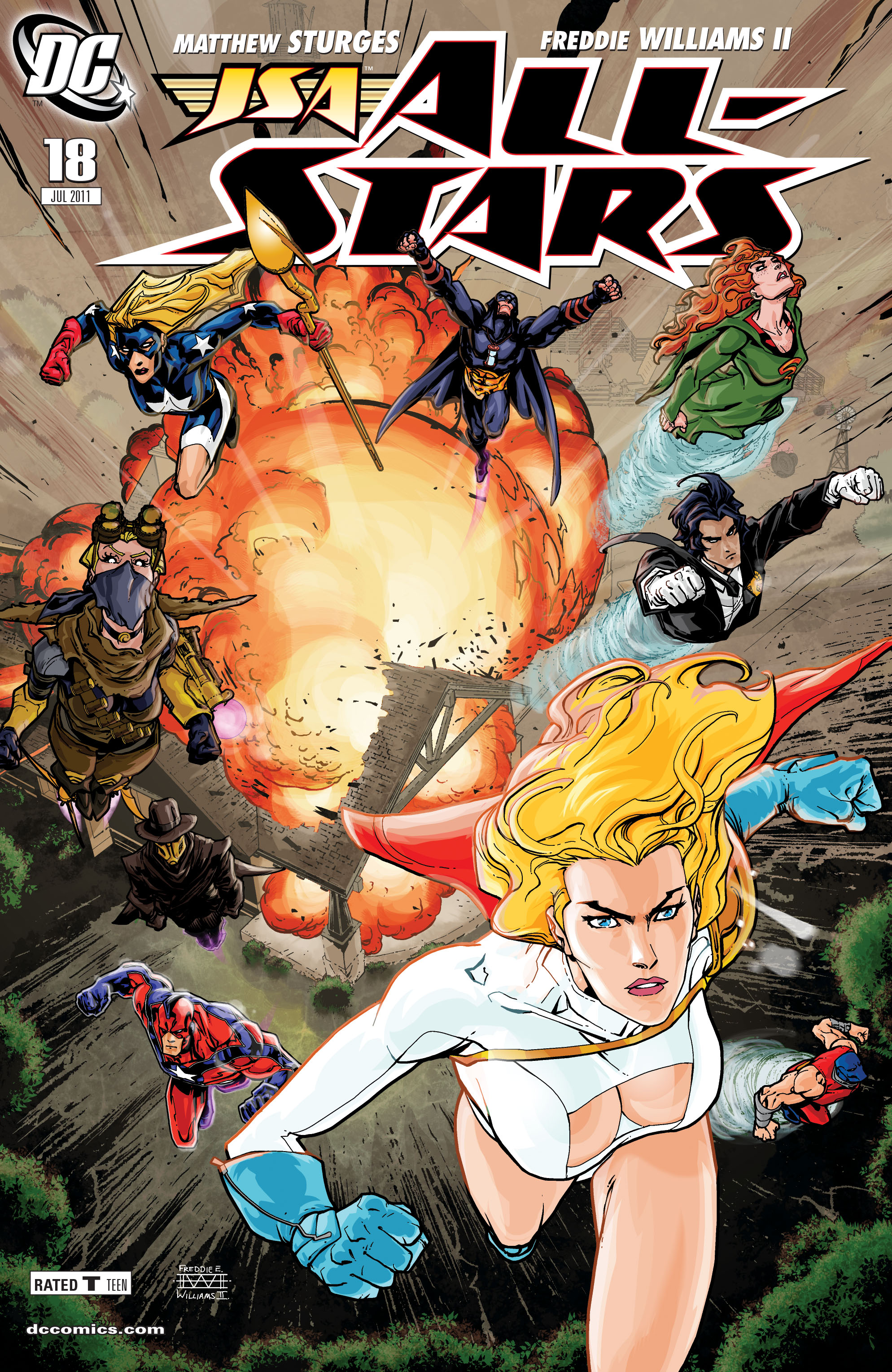 Read online JSA All-Stars (2010) comic -  Issue #18 - 1