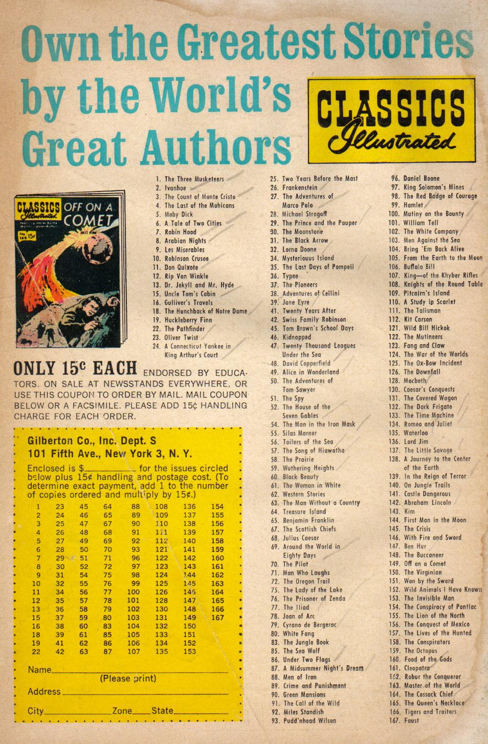 Read online Classics Illustrated comic -  Issue #102 - 52