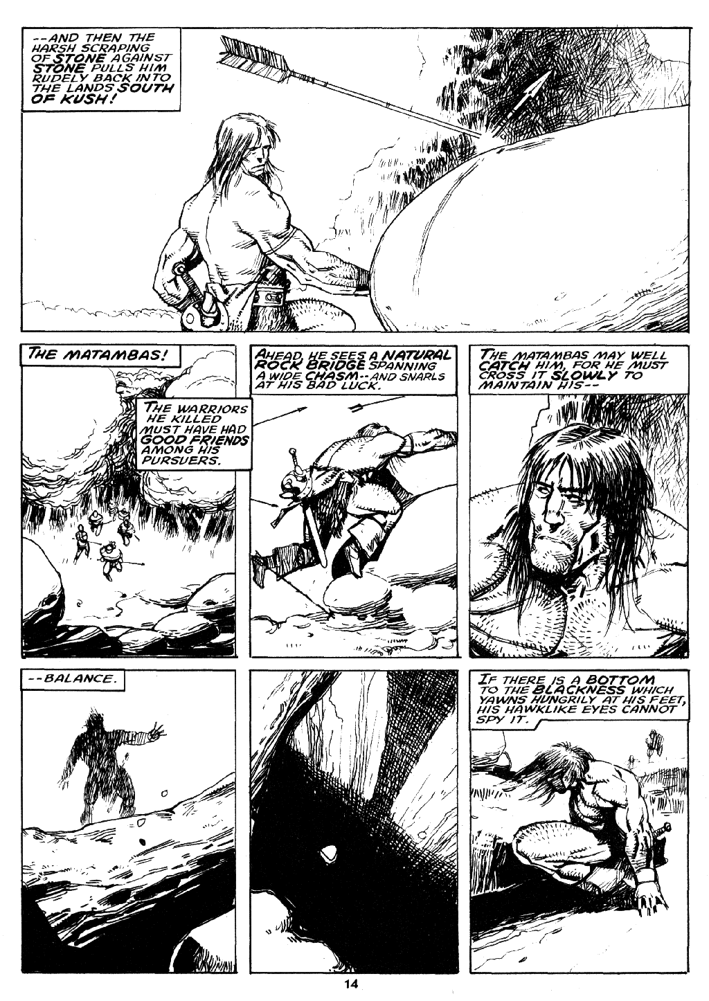 Read online The Savage Sword Of Conan comic -  Issue #219 - 16