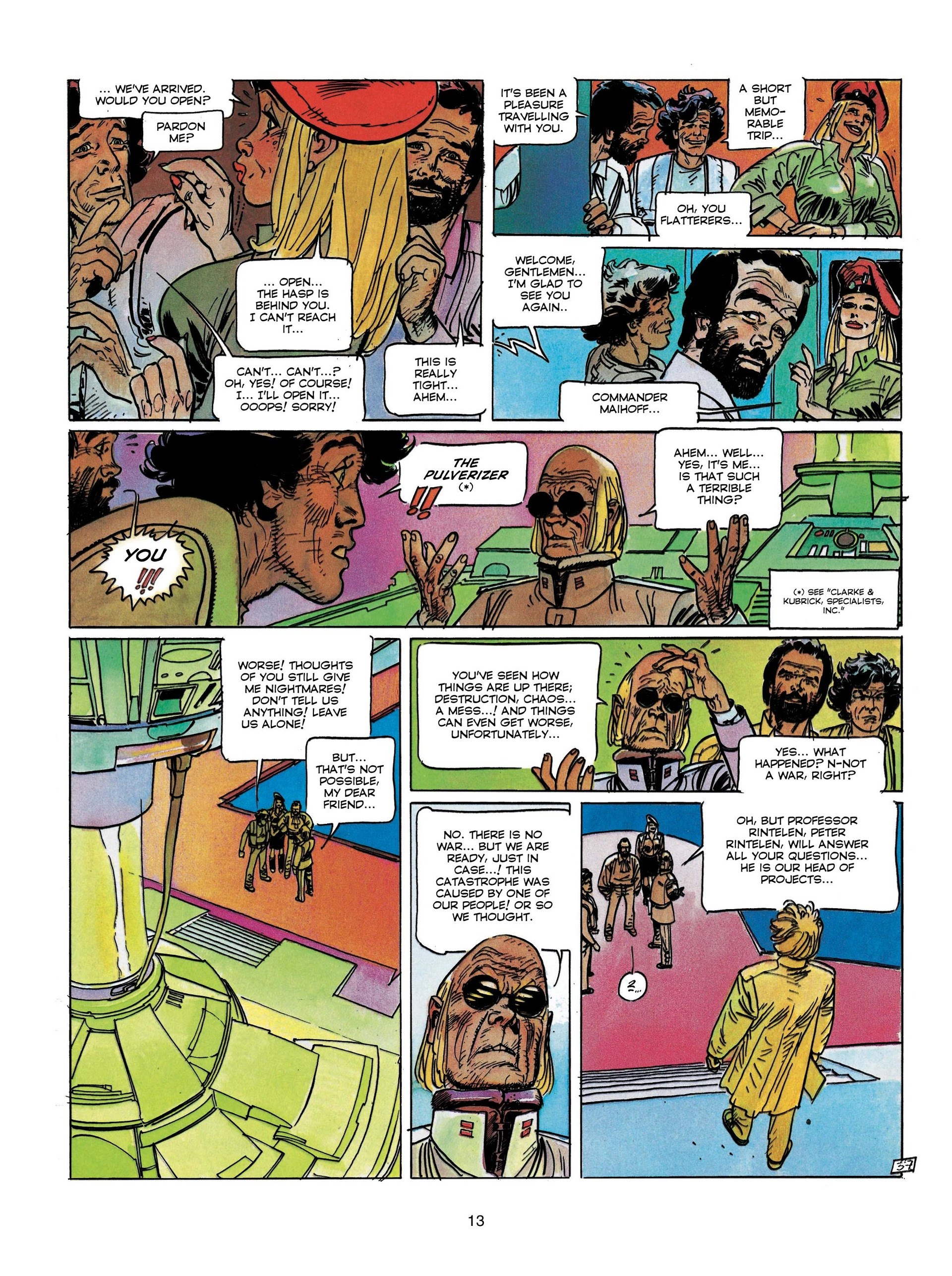 Read online Clarke and Kubrick comic -  Issue #3 - 14