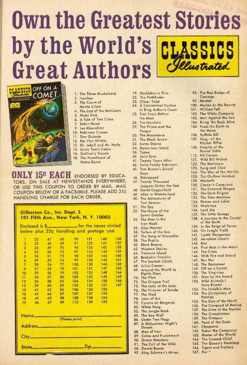 Read online Classics Illustrated comic -  Issue #39 - 52