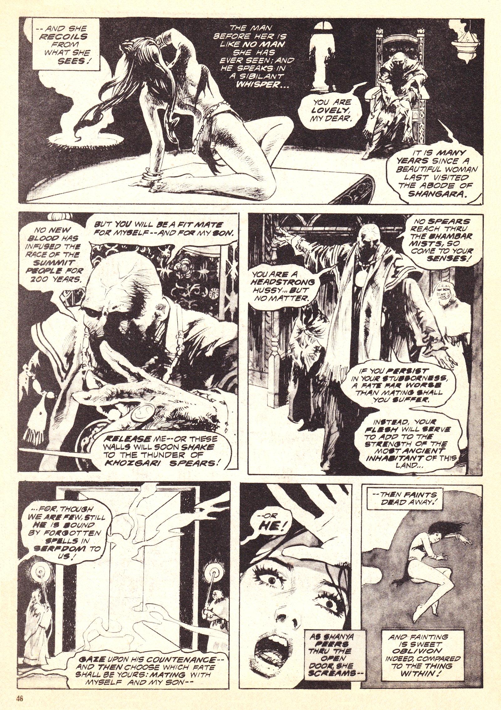 Read online The Savage Sword of Conan (1975) comic -  Issue #7 - 46
